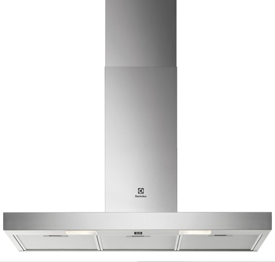 Hotte decorative murale ELECTROLUX Série 300 90 cm Inox - EFT39X