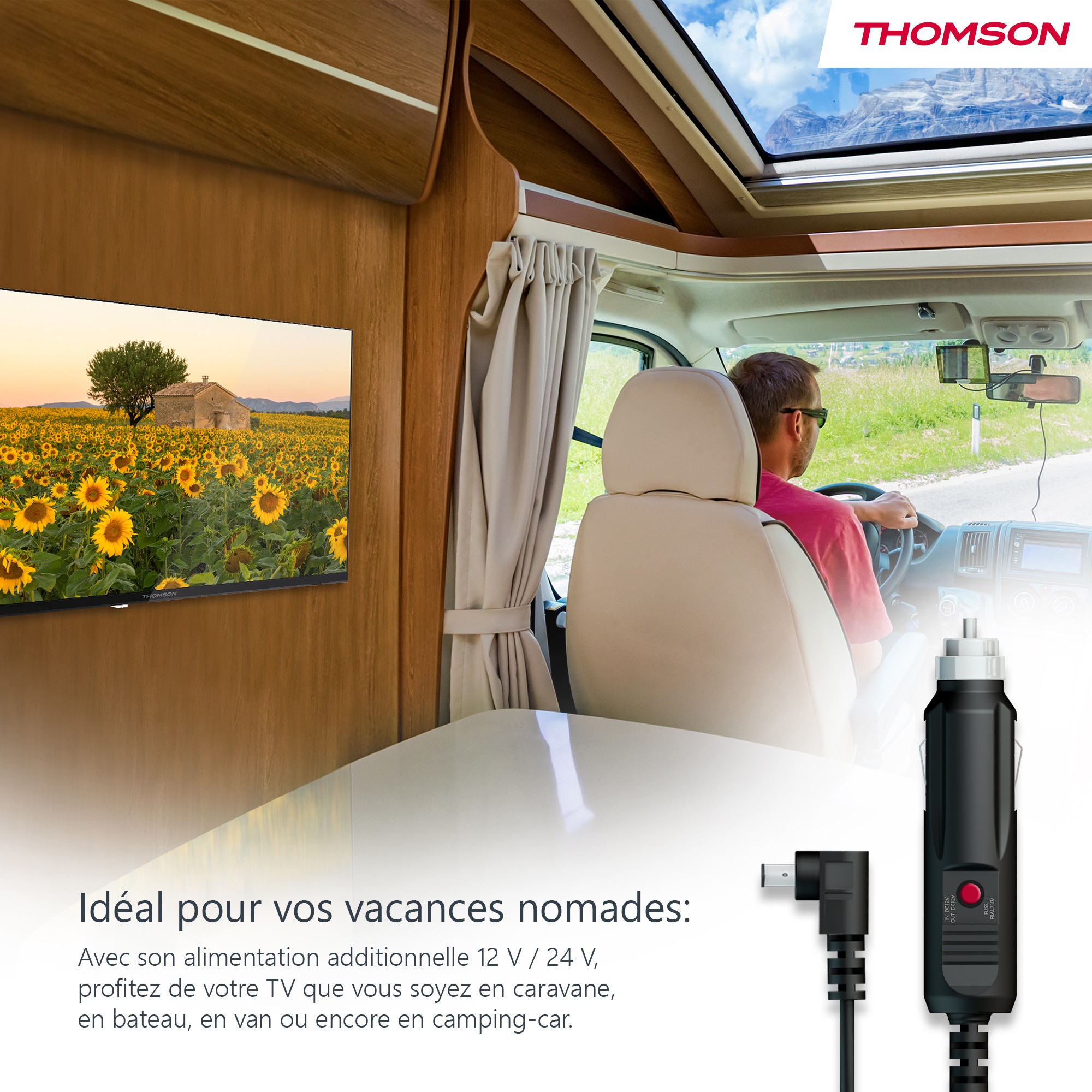 TV LCD 60 cm THOMSON 60 Hz Android TV 24" - 24HA2S13CW TV LCD 60 cm THOMSON 60 Hz Android TV 24" - 24HA2S13CW