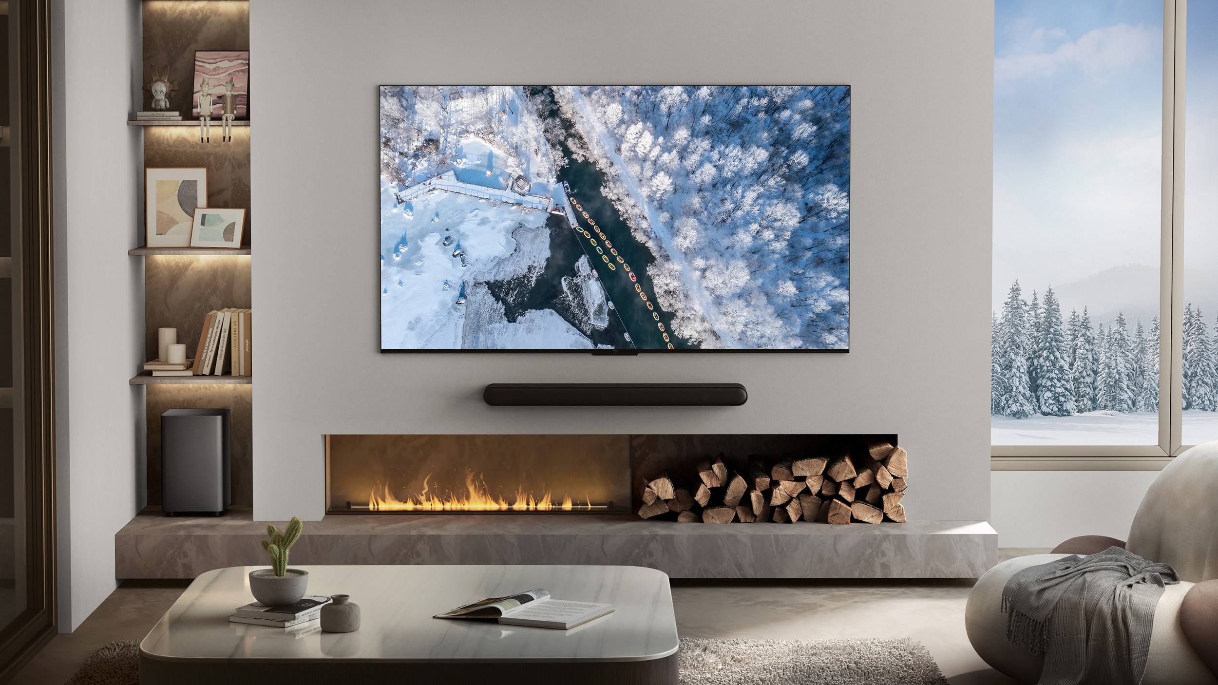 Barre de son TCL Home Cinéma 2.1 avec caisson de basses sans fi l - S642WE Barre de son TCL Home Cinéma 2.1 avec caisson de basses sans fi l - S642WE
