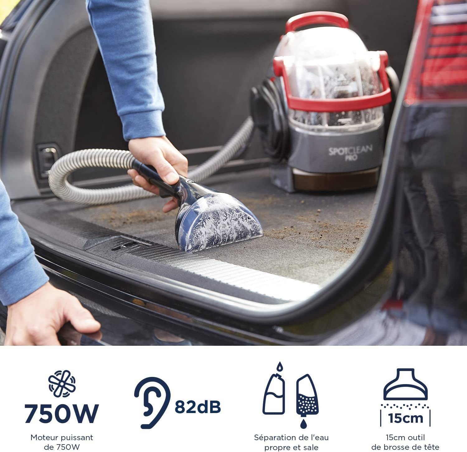 Nettoyeur détacheur BISSELL Spot Clean Pro, 750W, Noir - SPOTCLEANPRO