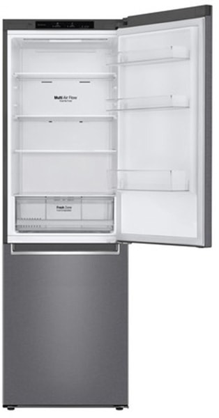 Réfrigérateur congélateur bas LG 341L No Frost Gris - GBP30DSLZN