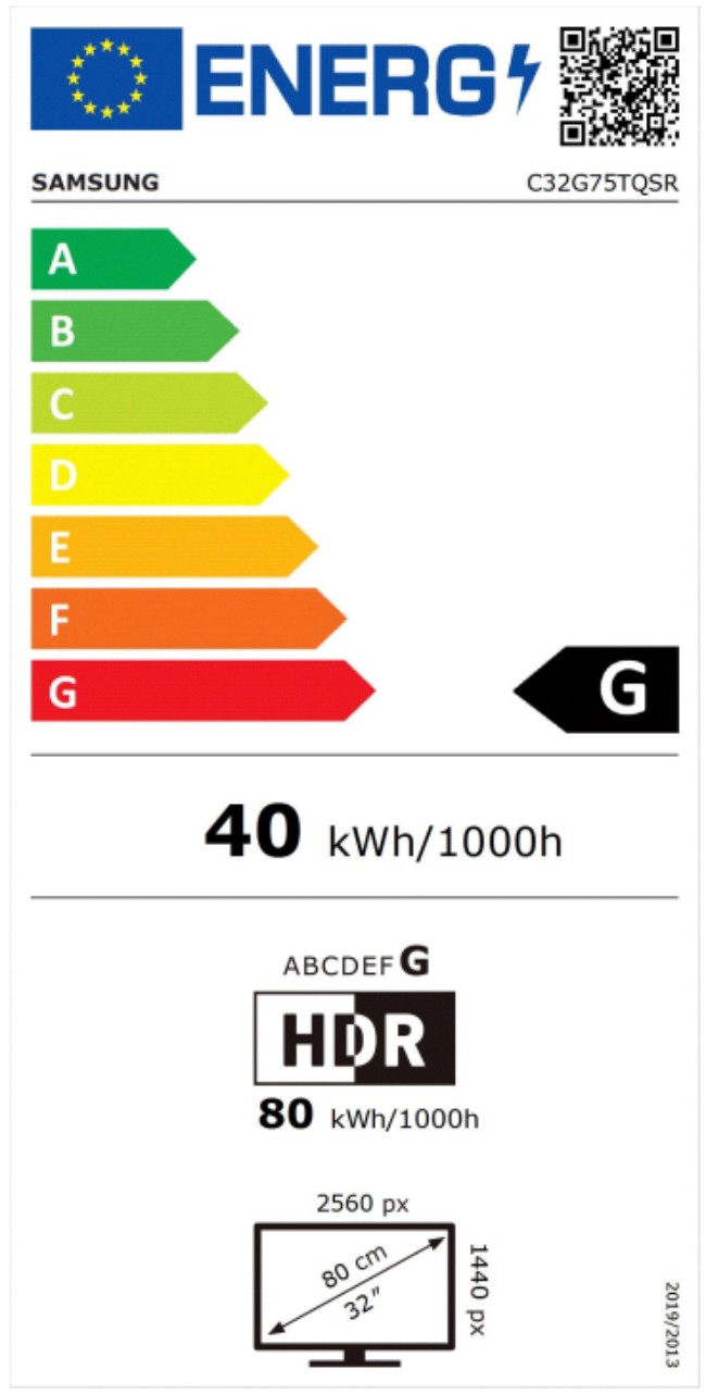 SAMSUNG Ecran 32 pouces WQHD  - LC32G75TQSR