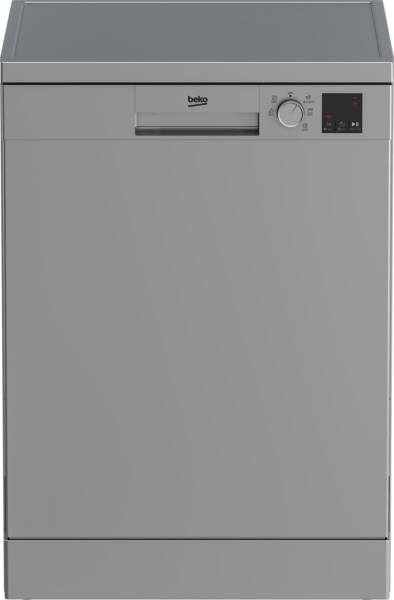 Lave vaisselle 60 cm BEKO 13 couverts 47dB Gris TDFV16310S
