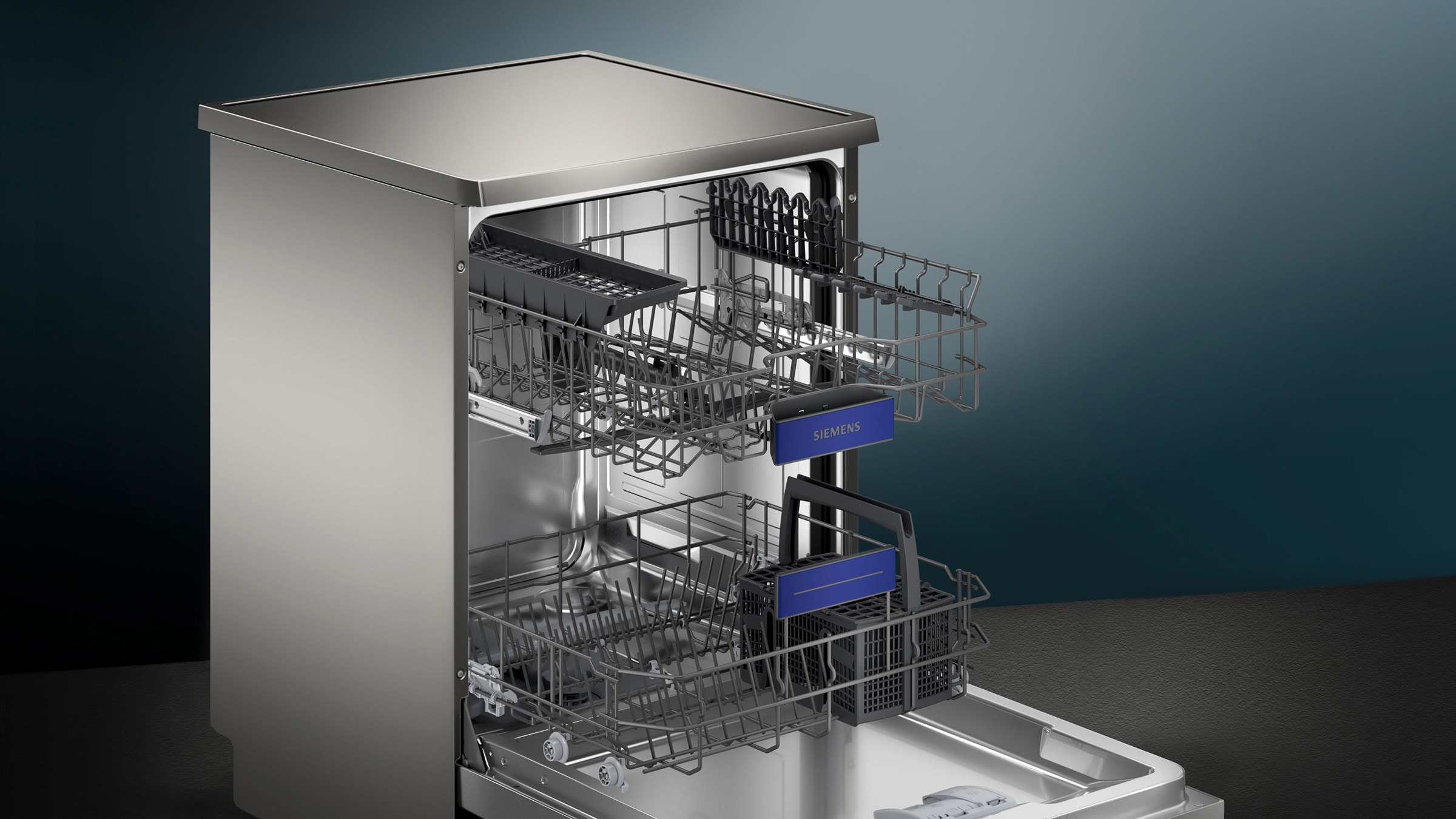 Lave vaisselle 60 cm SIEMENS 13 couverts Gris - SN23HI02KE
