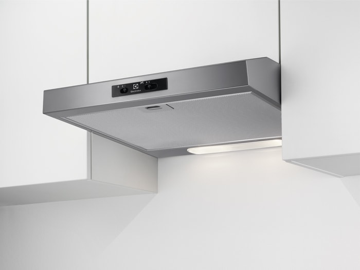 Hotte casquette ELECTROLUX 60cm 71dB Gris EFU216S
