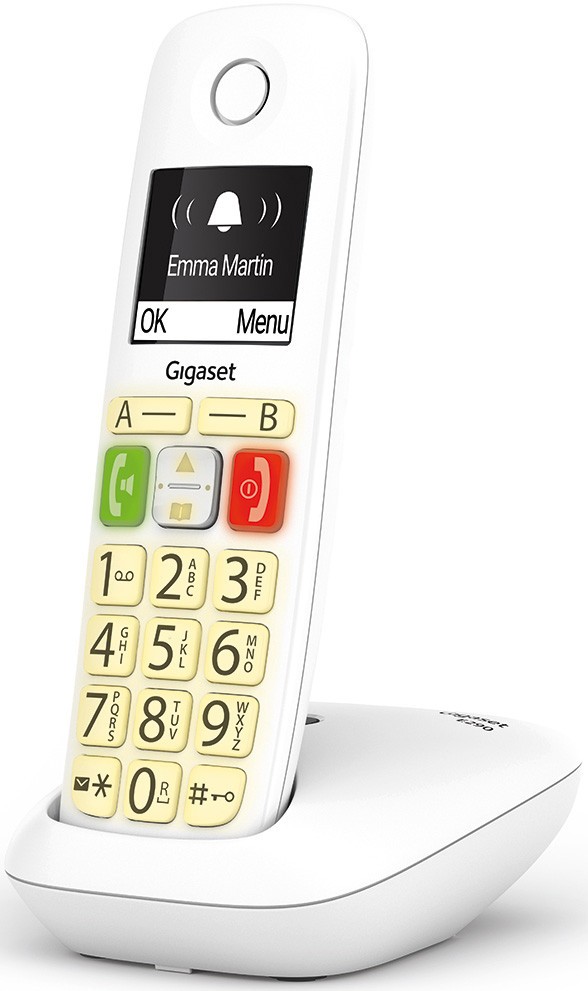 GIGASET Téléphone sans fil E290 - E290-BLANC