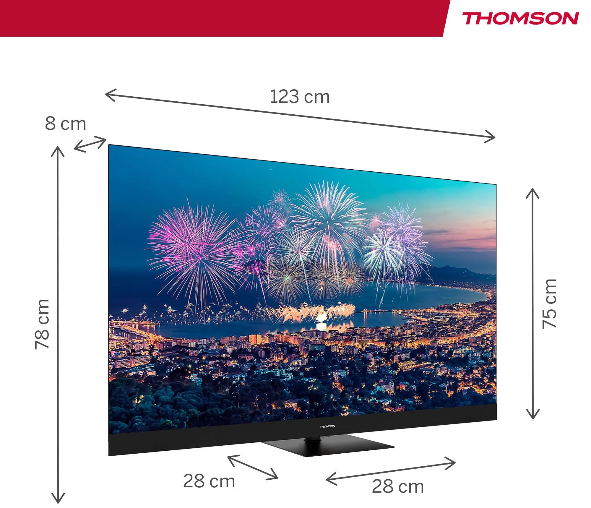 THOMSON TV QLED 4K 139 cm  - 55QG6C14