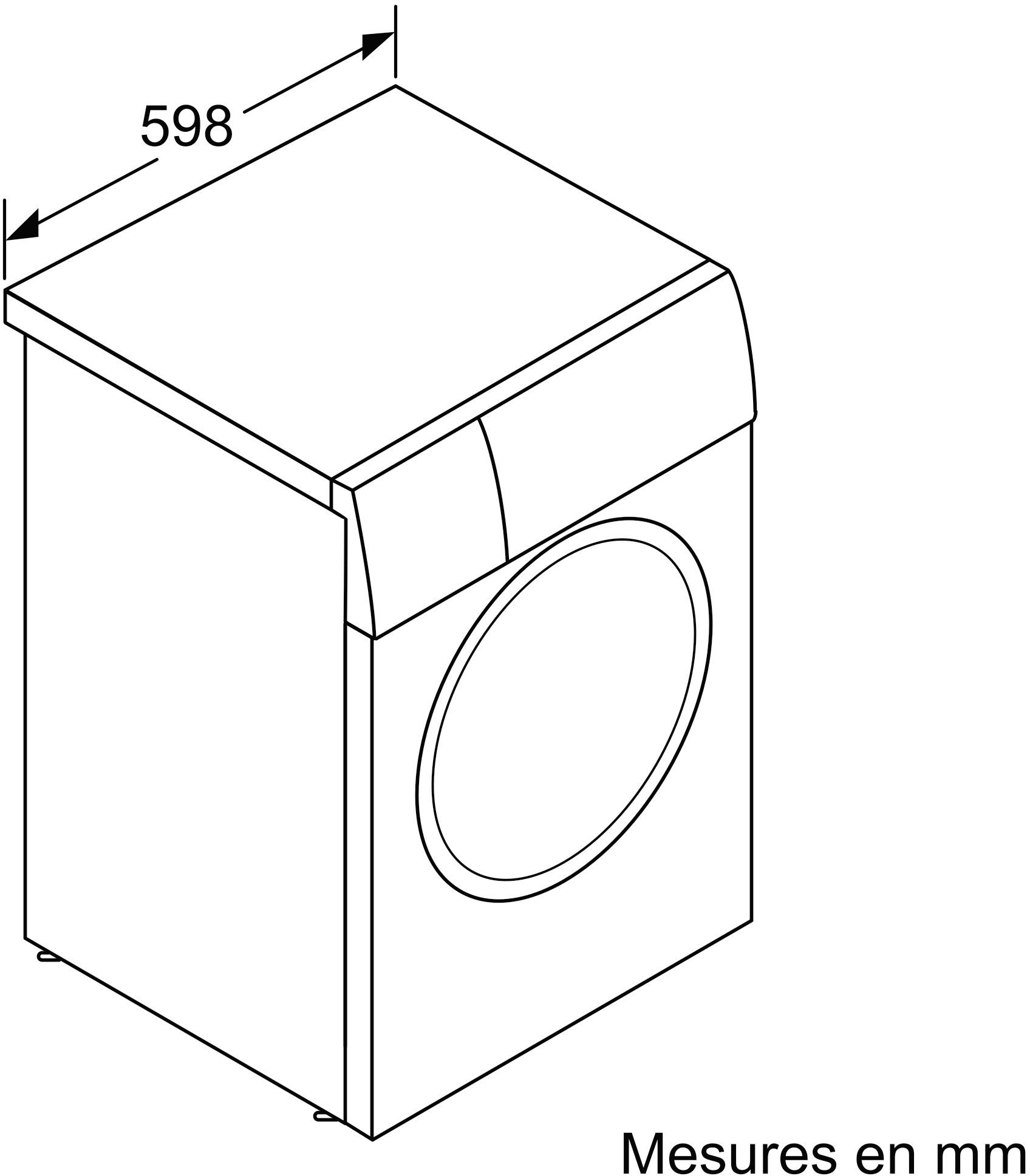 Lave linge Frontal SIEMENS iQ300, 1200 trs/min, 8Kg, Blanc - WM12N238FR