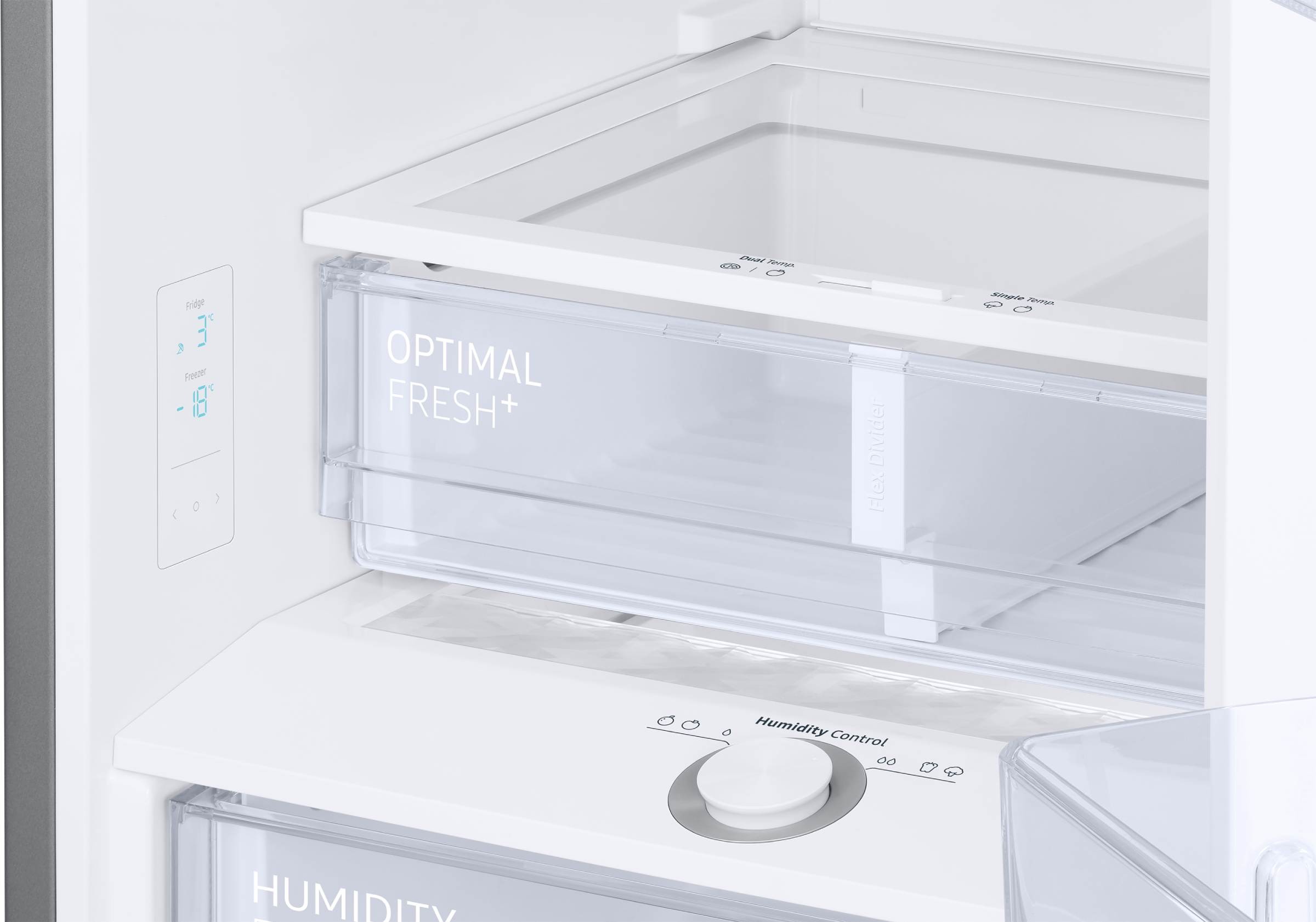 Réfrigérateur congélateur bas SAMSUNG Froid Ventilé intégrale No Frost 390L Gris - RB38C603DSA Réfrigérateur congélateur bas SAMSUNG Froid Ventilé intégrale No Frost 390L Gris - RB38C603DSA
