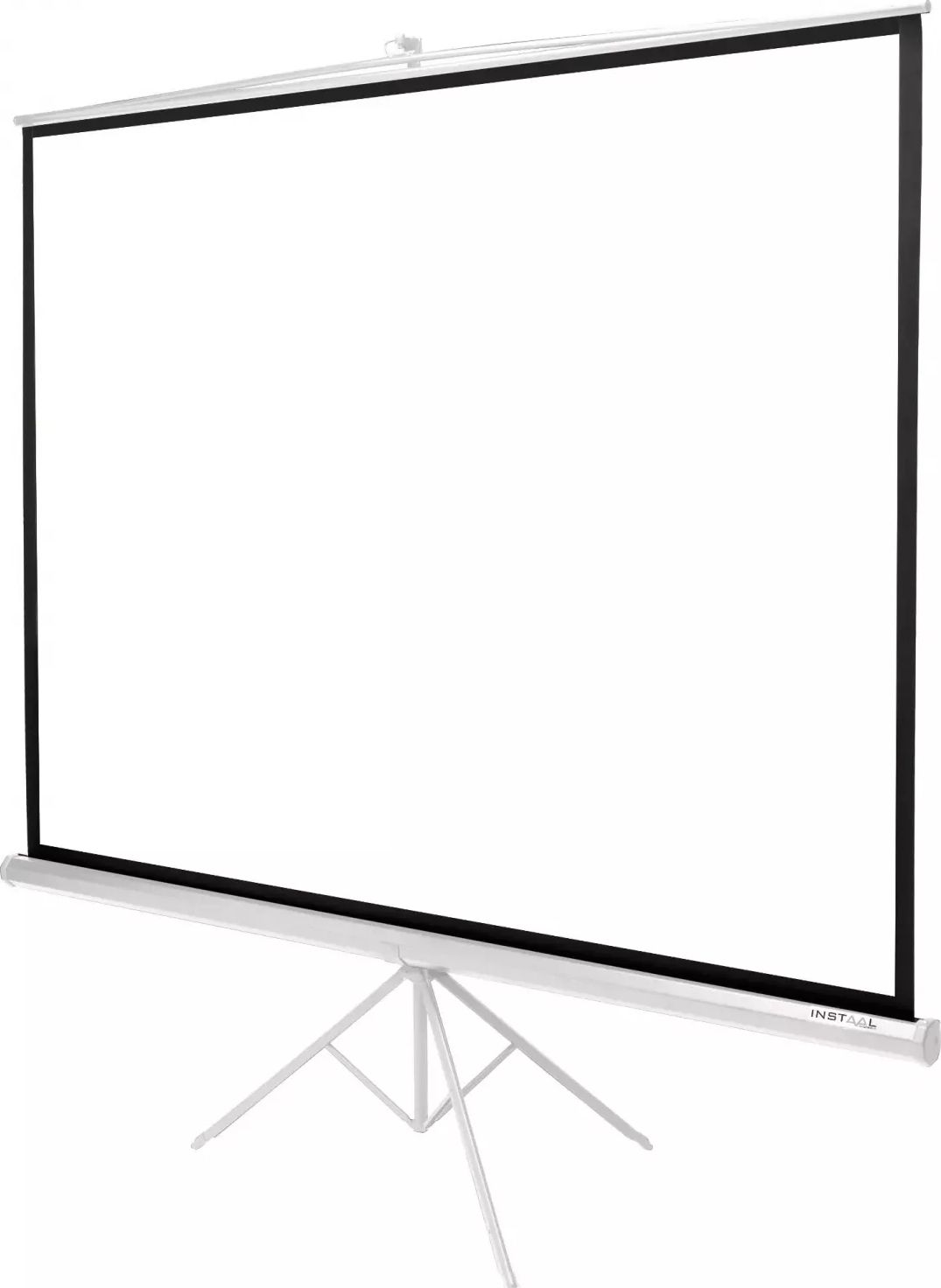 Ecran de projection INSTAAL 170x170cm Trépied 4/3 Blanc INSTRI170B