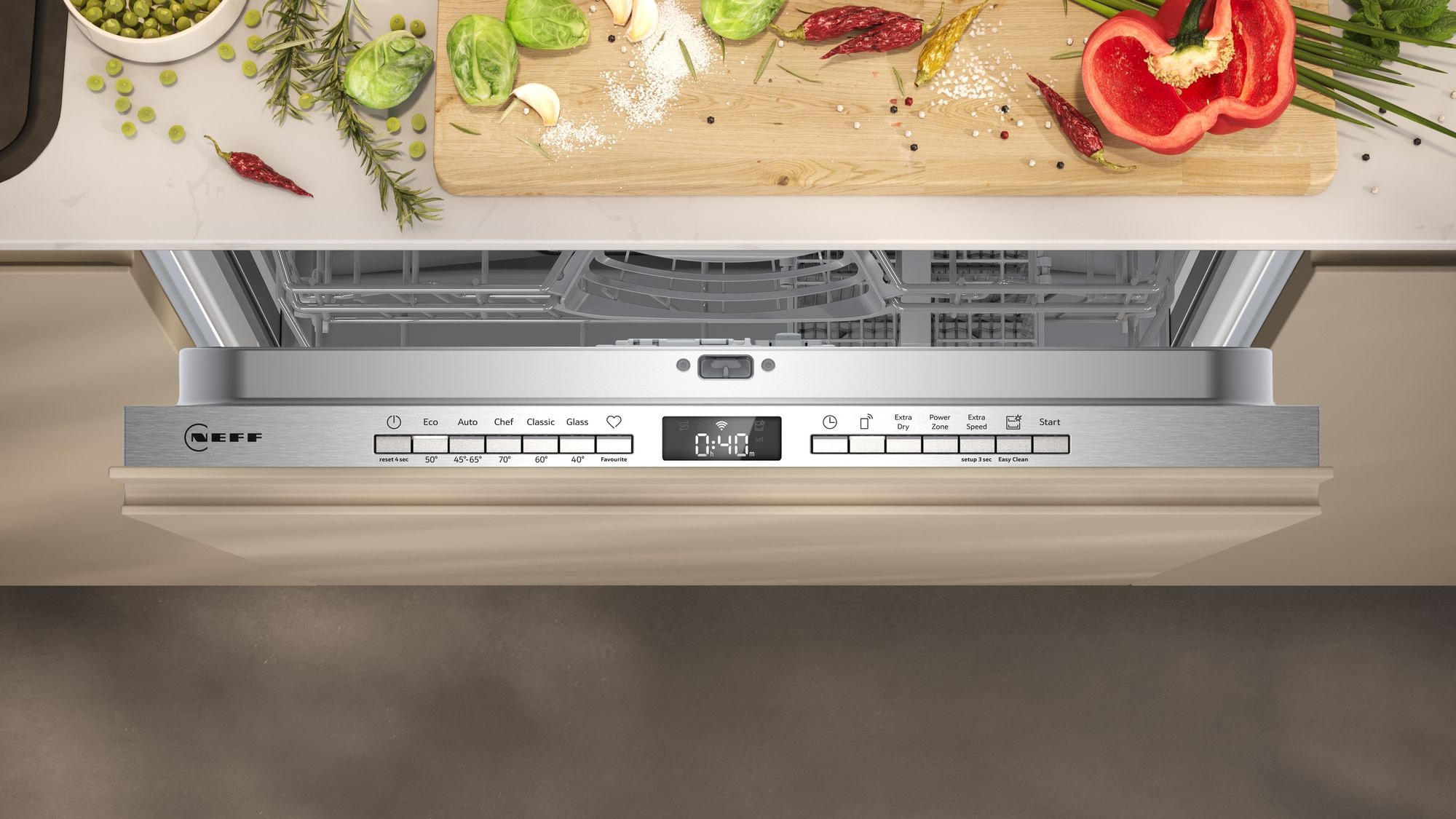 Lave vaisselle tout integrable 60 cm NEFF  - S155HTX04E