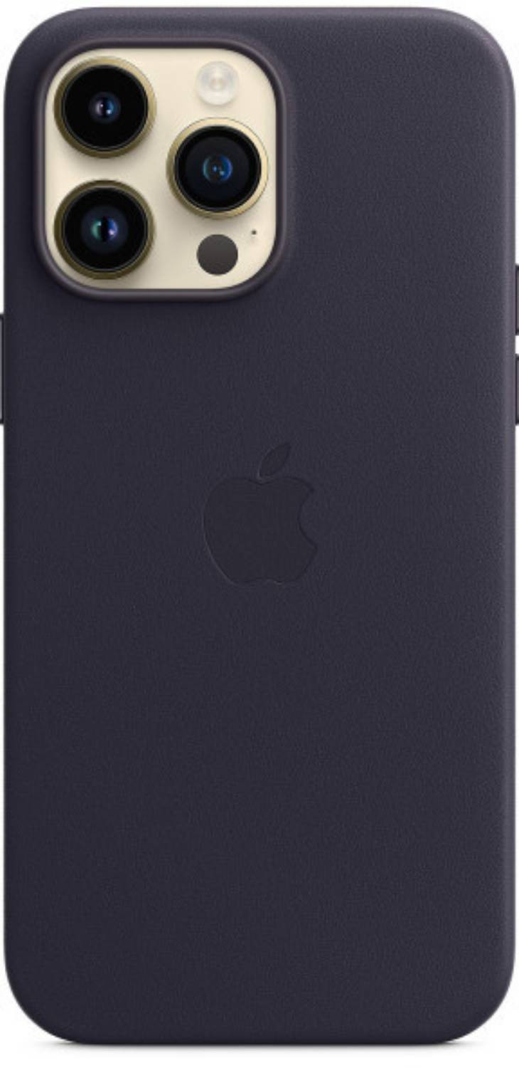 APPLE Coque iPhone 14 Pro max cuir violet  MPPP3ZM/A