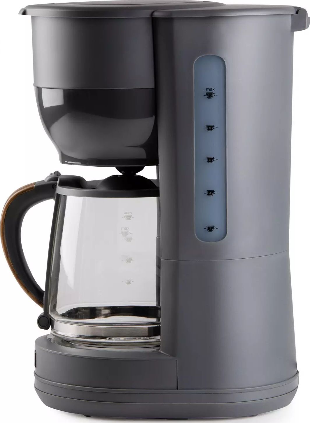 Cafetière DOMO 1000W 1,25L 10 tasses Gris - DO754K