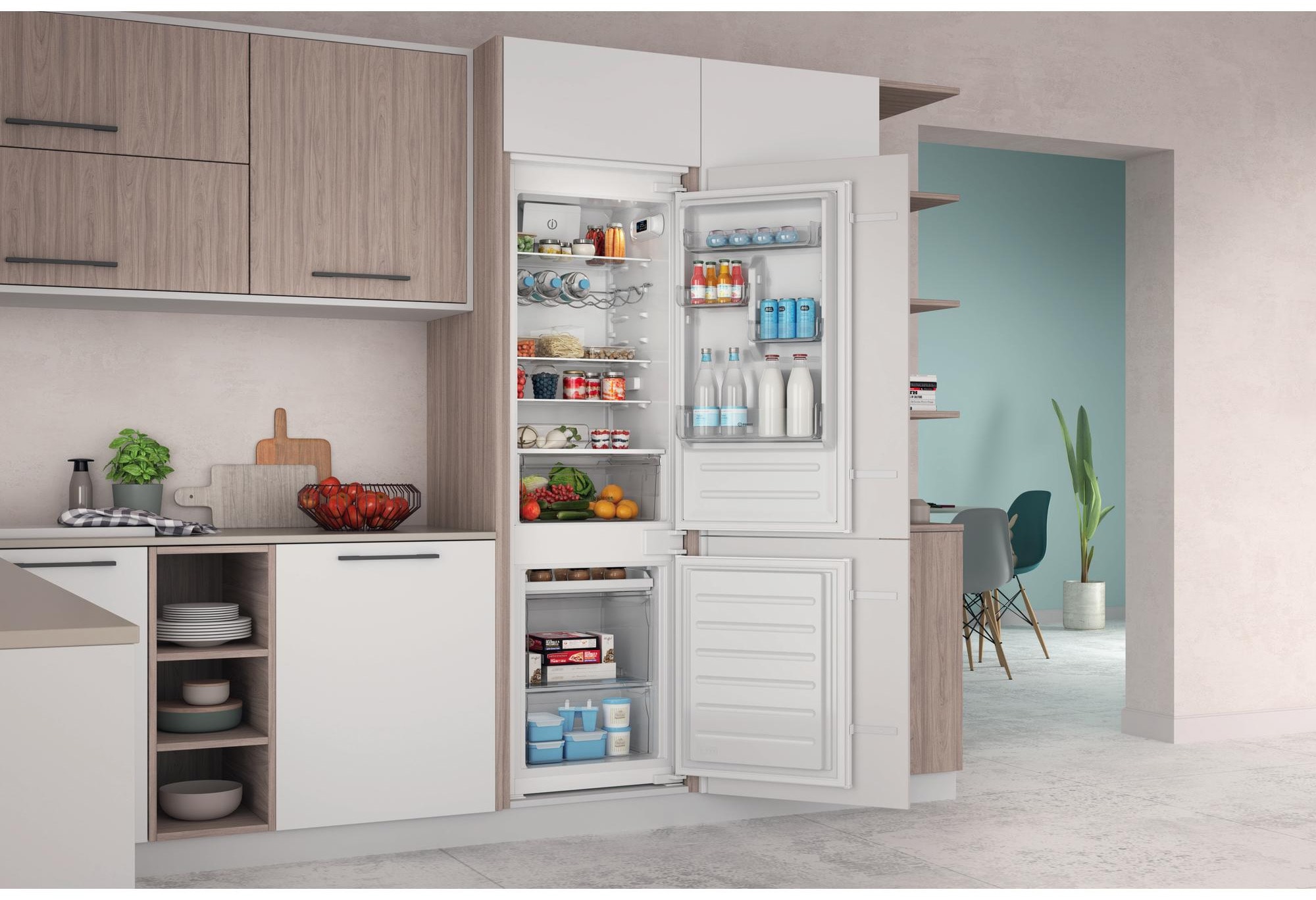 Réfrigérateur congélateur encastrable INDESIT  - INCO18DC03