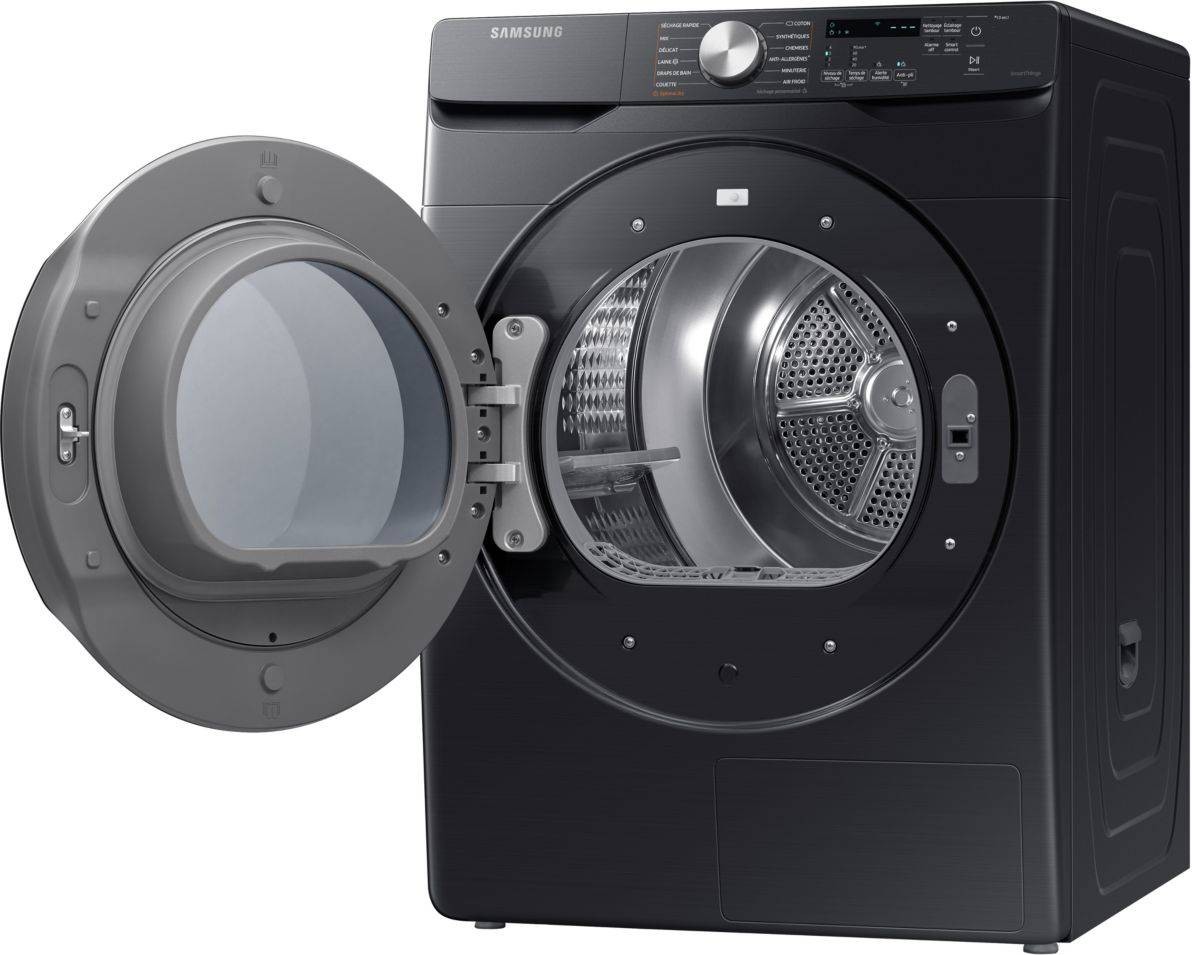 SAMSUNG Sèche linge Condensation Pompe à Chaleur Hybride 16kg Noir - DV16T8520BV/EF