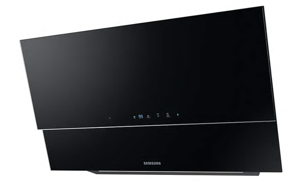 SAMSUNG Hotte decorative murale 90 cm 4 vitesses 75dB Noir SAMSUNG Hotte decorative murale 90 cm 4 vitesses 75dB Noir