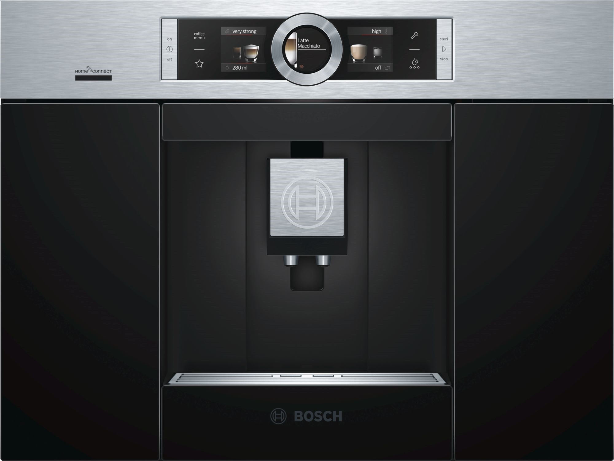 BOSCH Expresso encastrable Série 8 Home Connect Inox - CTL636ES6