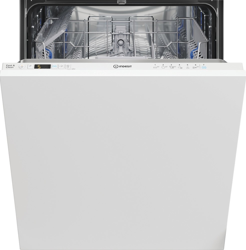 INDESIT Lave vaisselle tout integrable 60 cm Fast & Clean 28' 46dB 13 couverts DIC3B+16A INDESIT Lave vaisselle tout integrable 60 cm Fast & Clean 28' 46dB 13 couverts DIC3B+16A