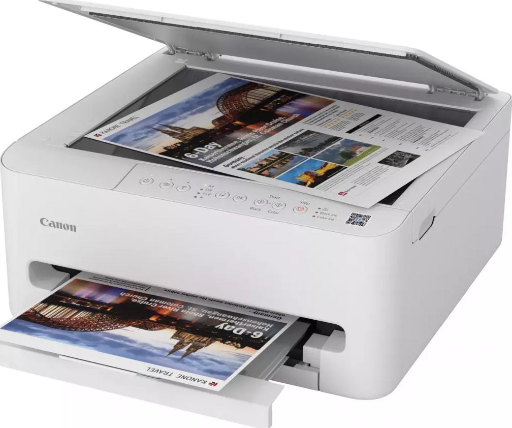 Imprimante multifonction jet d'encre CANON Recto-Verso Wi-Fi Blanc - TS4150IWH