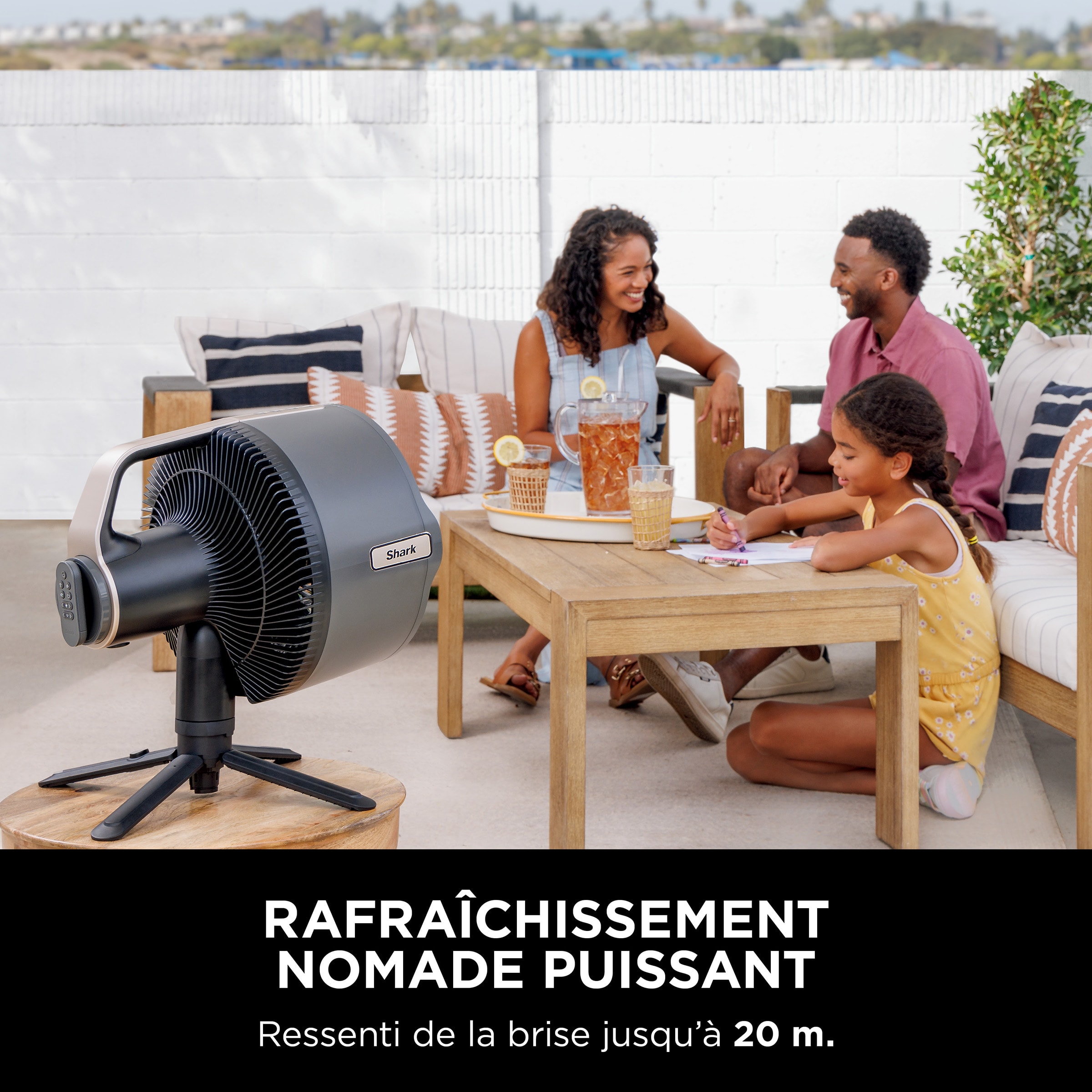 Ventilateur et brumisateur SHARK FlexBreeze Mist Pro - FA300EU Ventilateur et brumisateur SHARK FlexBreeze Mist Pro - FA300EU