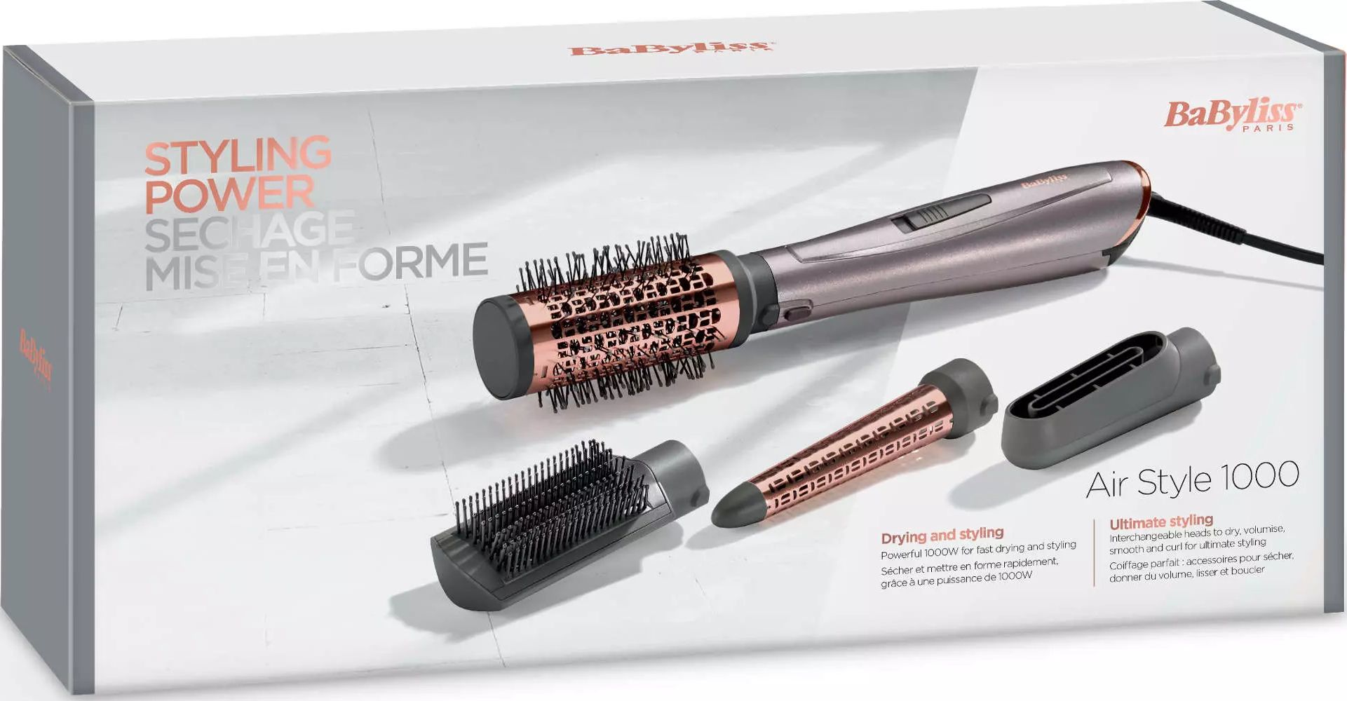 Brosse soufflante BABYLISS Ionique 1000W - AS136E