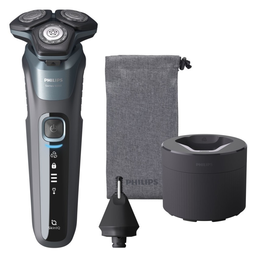 Rasoir électrique PHILIPS Shaver series 5000 SkiniQ 100 % étanche Noir - S5586/66 Rasoir électrique PHILIPS Shaver series 5000 SkiniQ 100 % étanche Noir - S5586/66