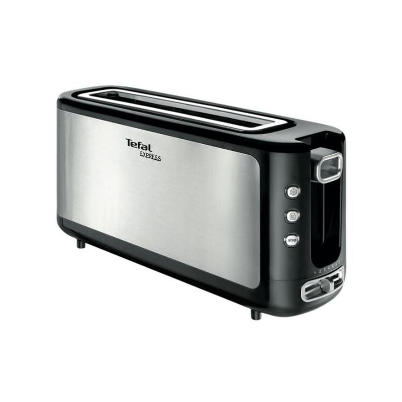 Grille pain TEFAL 1 fente 1000W Noir inox TL365ETR