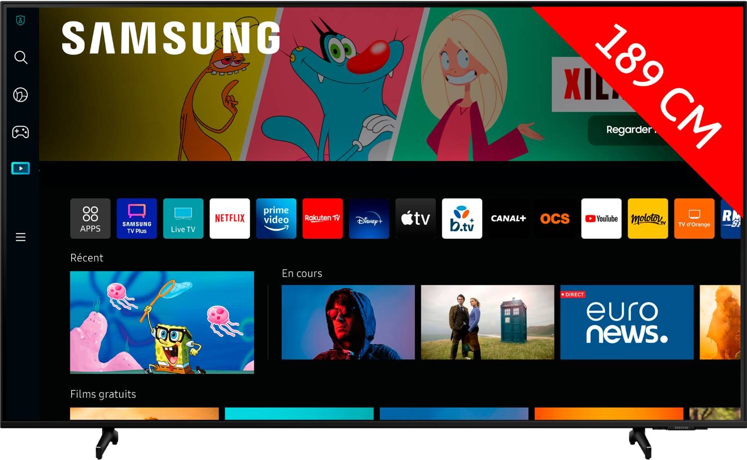 SAMSUNG TV LED 4K 189 cm 75" UE75BU8005 SAMSUNG TV LED 4K 189 cm 75" UE75BU8005