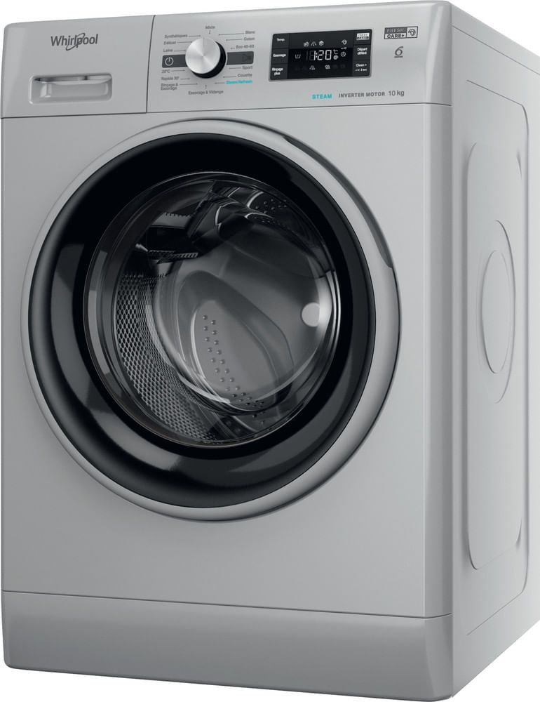 Lave linge Frontal WHIRLPOOL 10kg 1400trs/min Gris - FFBP10489SBSVFR