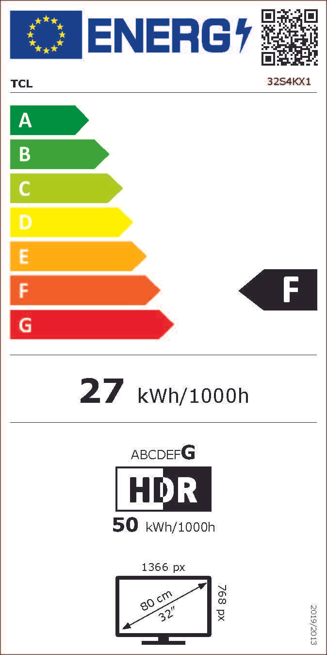 TV LED 80 cm TCL QLED HD, Chromecast intégré 32" - 32S4K TV LED 80 cm TCL QLED HD, Chromecast intégré 32" - 32S4K