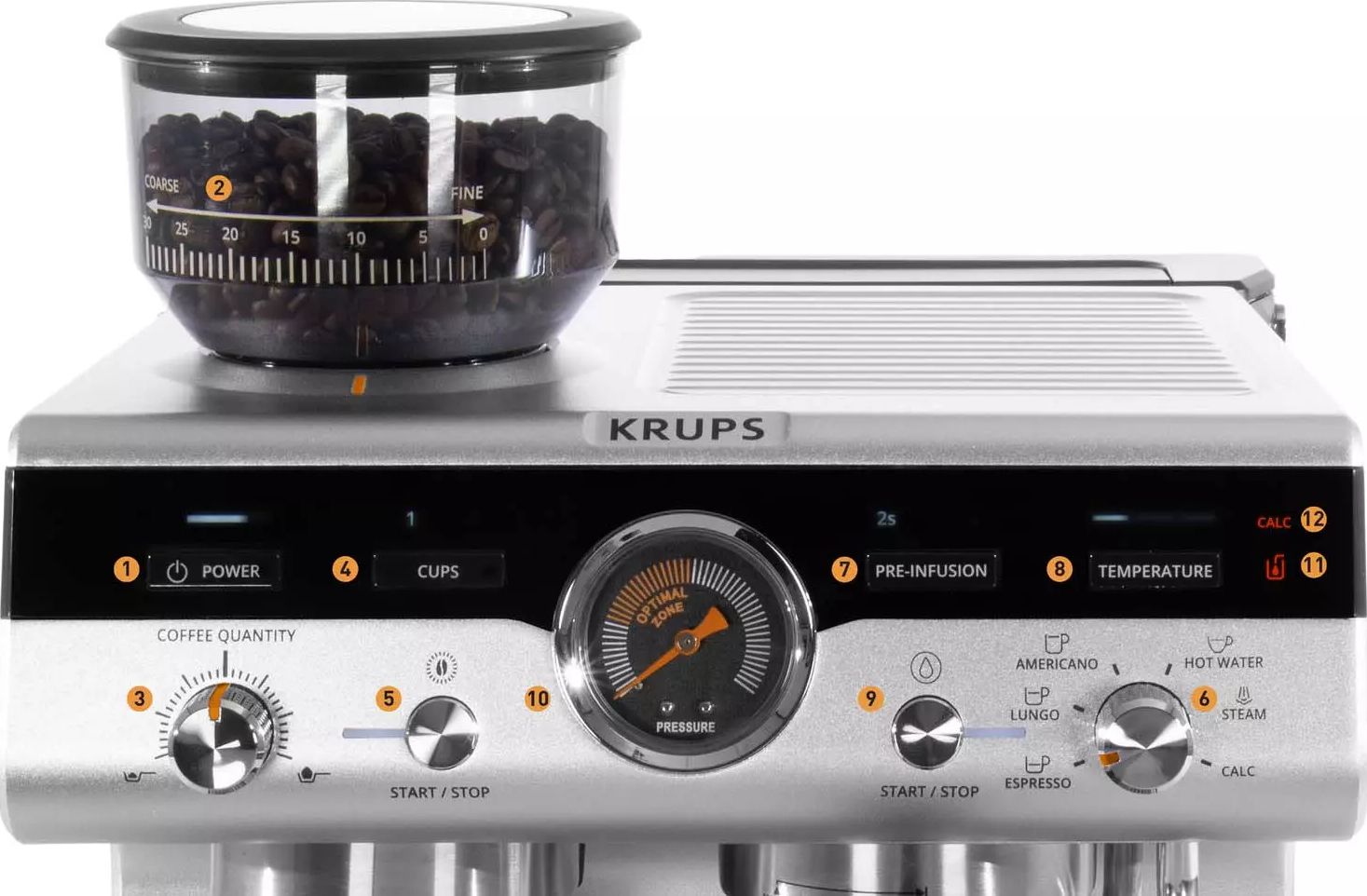 Expresso KRUPS Buse vapeur Aluminum - XP801T10