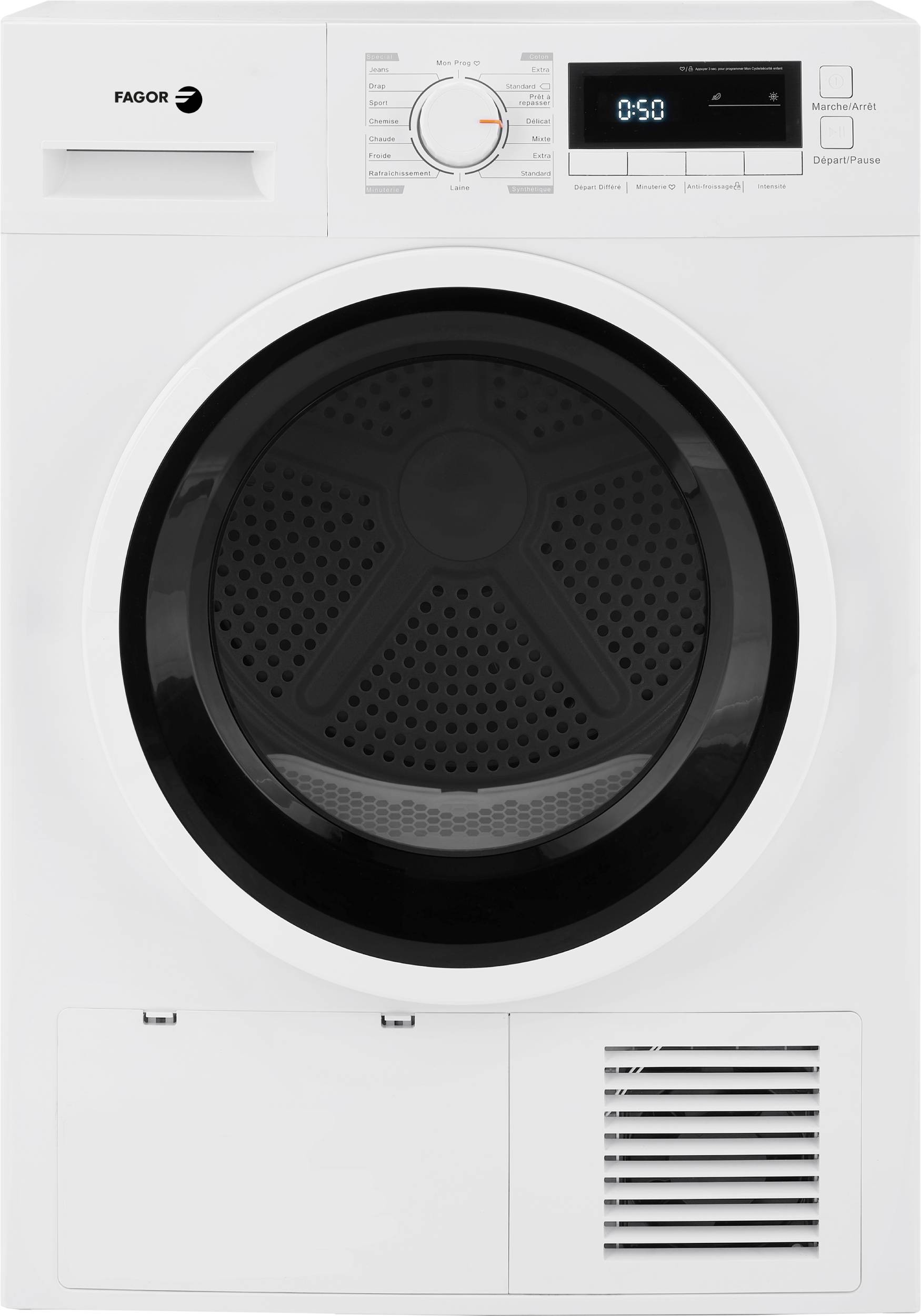 Sèche-linge Pompe À Chaleur Avec Condenseur 60cm 10kg Blanc à Prix