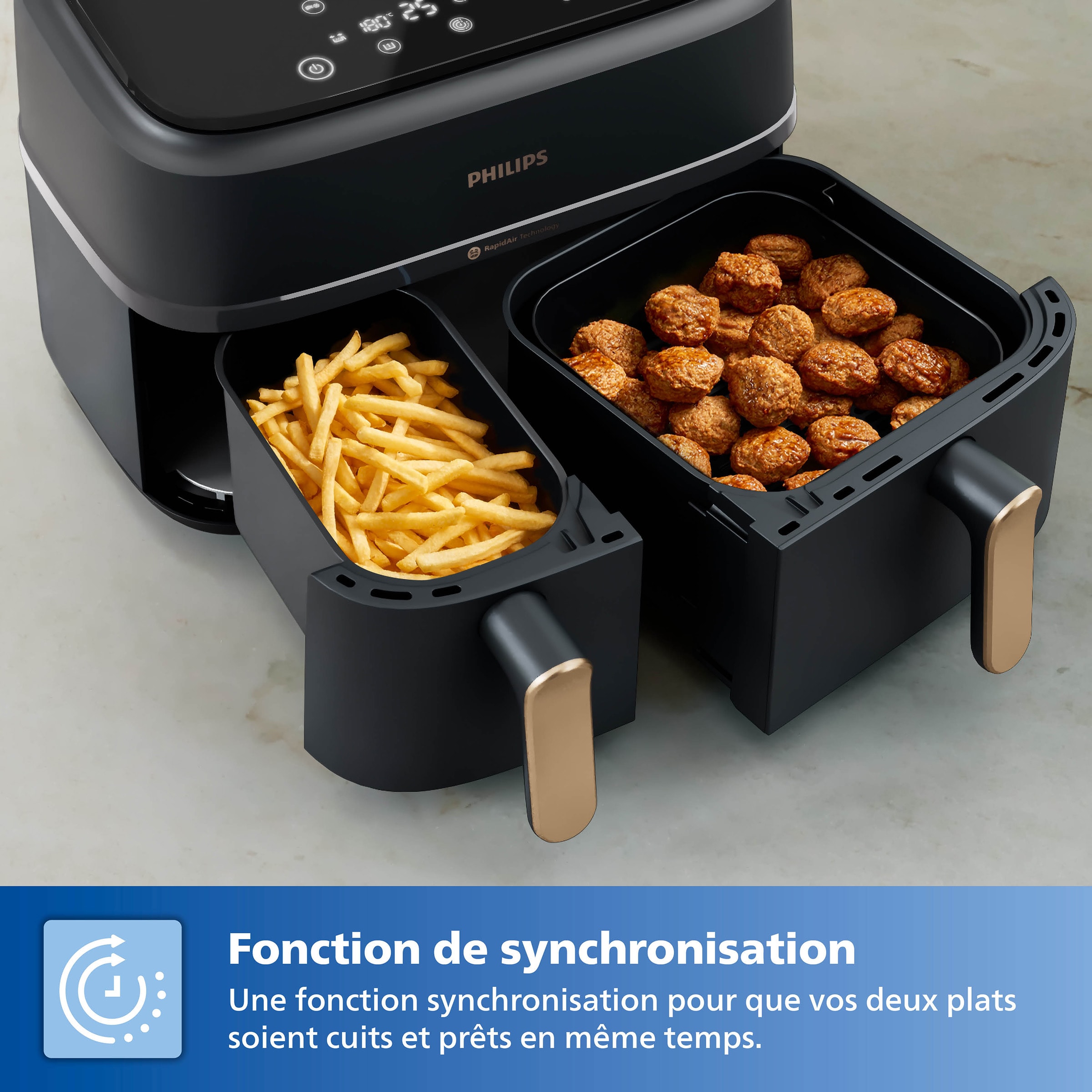 Friteuse à air chaud PHILIPS Série 3000, Airfryer, 9L - NA352/04 Friteuse à air chaud PHILIPS Série 3000, Airfryer, 9L - NA352/04