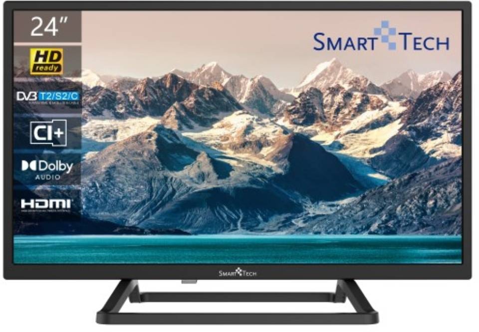 TV LED 60 cm SMART TECH 60Hz Dolby Digital Plus 24" - 24HN10T3 TV LED 60 cm SMART TECH 60Hz Dolby Digital Plus 24" - 24HN10T3