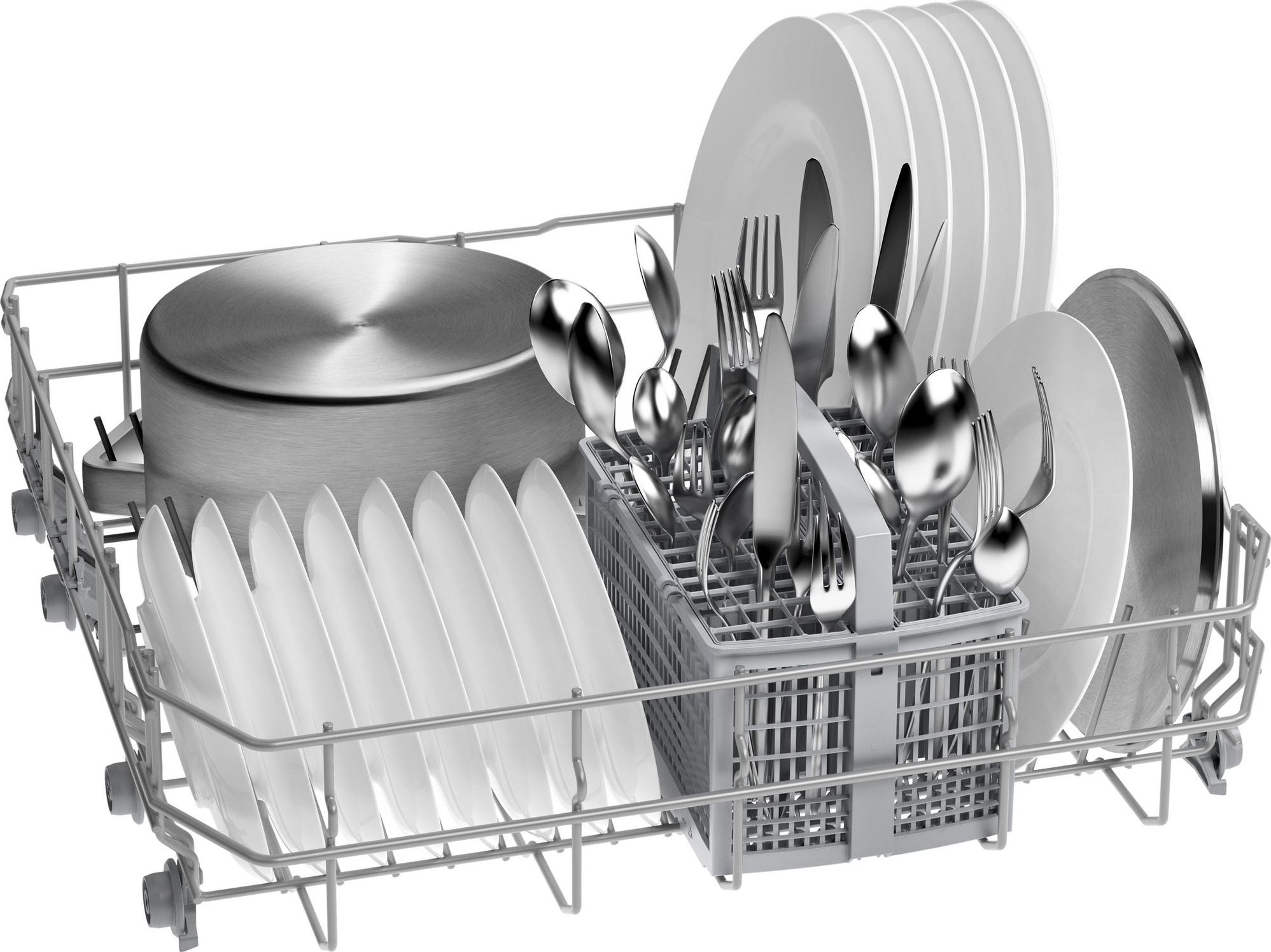 Lave vaisselle encastrable 60 cm BOSCH Connecté 13 couverts 46dB Blanc - SMI2HTB06E
