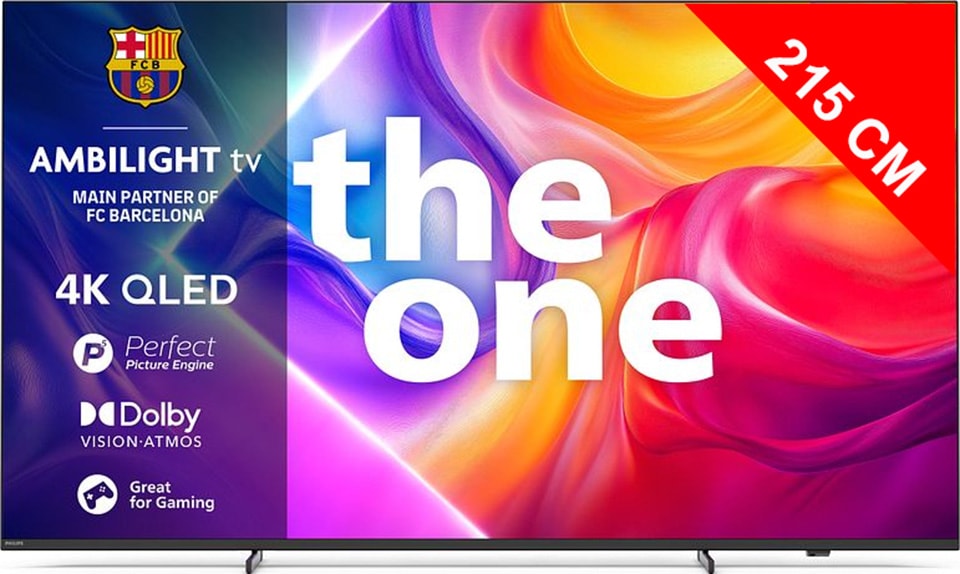 TV QLED 4K 215 cm PHILIPS Ambilight 144Hz 85" 85PUS9000/12
