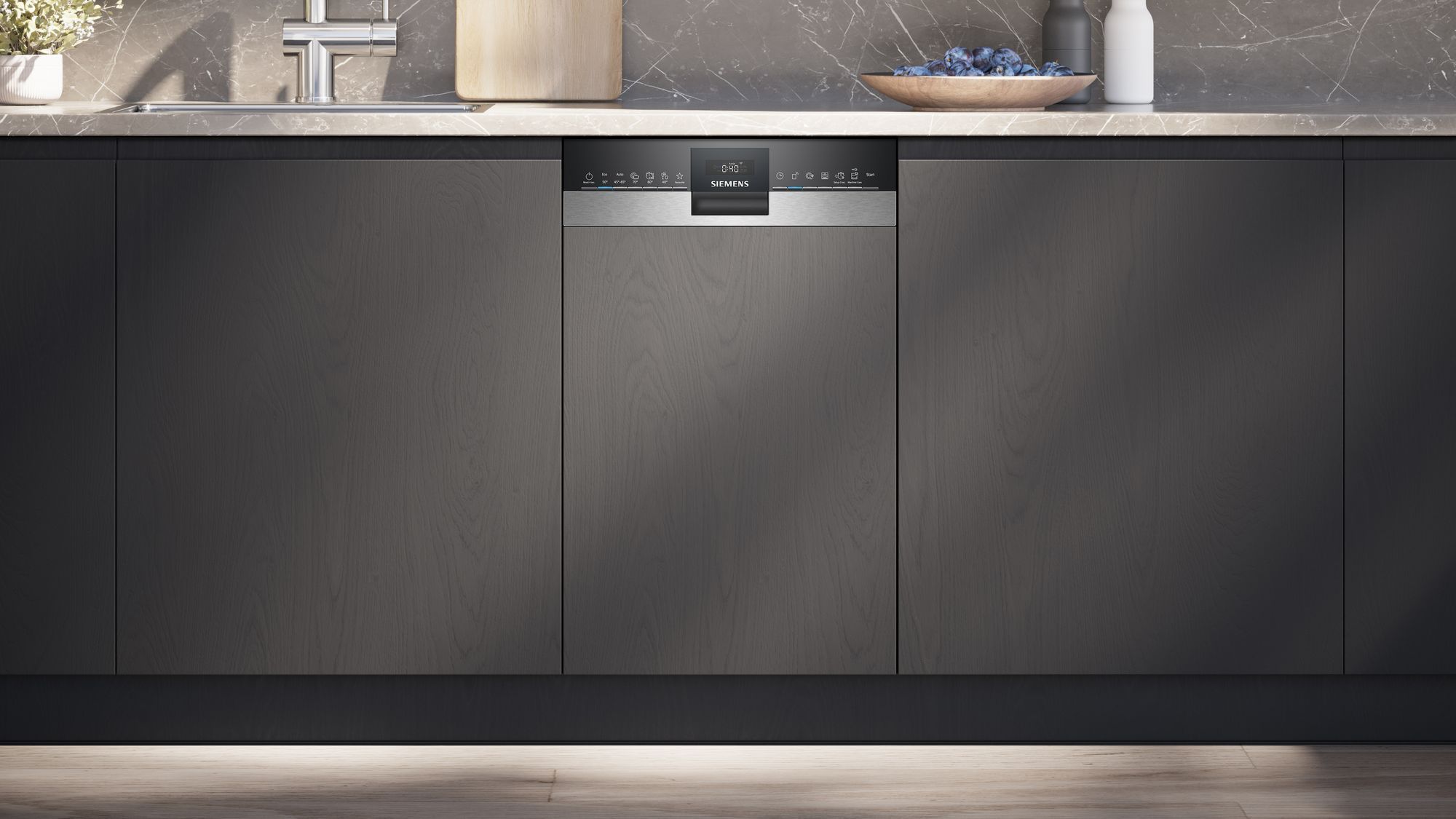 Lave vaisselle encastrable 45 cm SIEMENS Connecté 10 couverts 42dB Inox - SR55ZS10ME