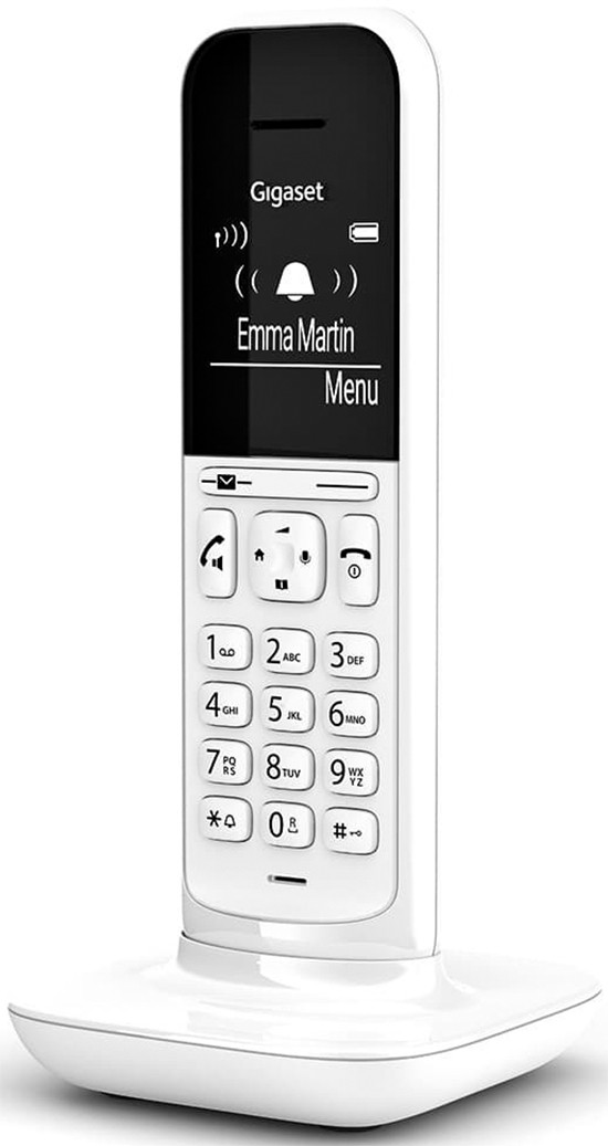 SIEMENS GIGASET Téléphone sans fil CL390-BLANC