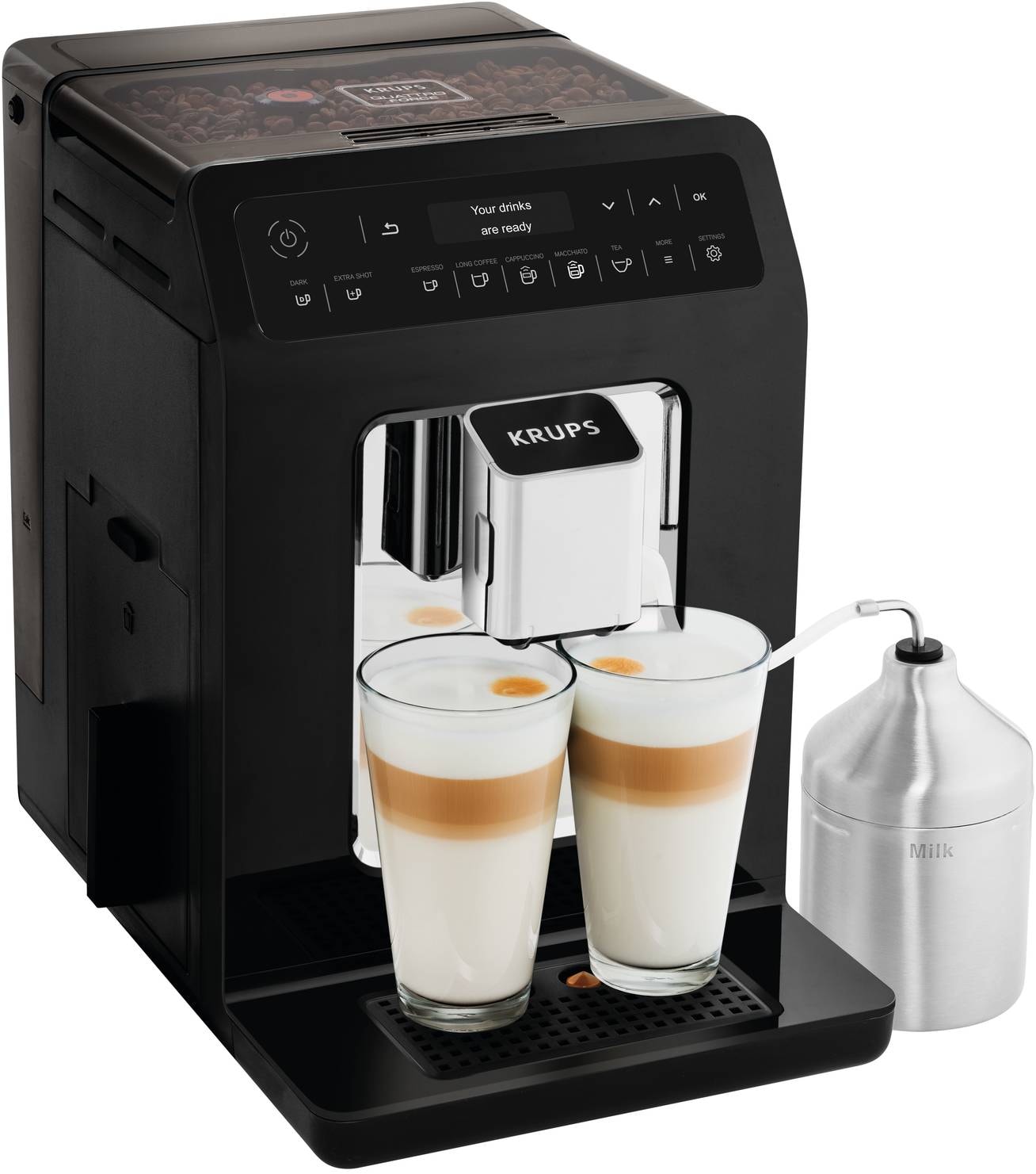 Robot expresso KRUPS Broyeur, Evidence, Noir - EA891810