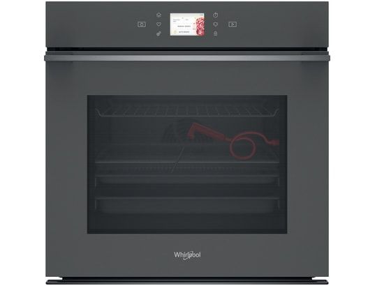Four encastrable pyrolyse WHIRLPOOL Chaleur tournante AirFry 73 L Gris WOI118FPT2SSMAF