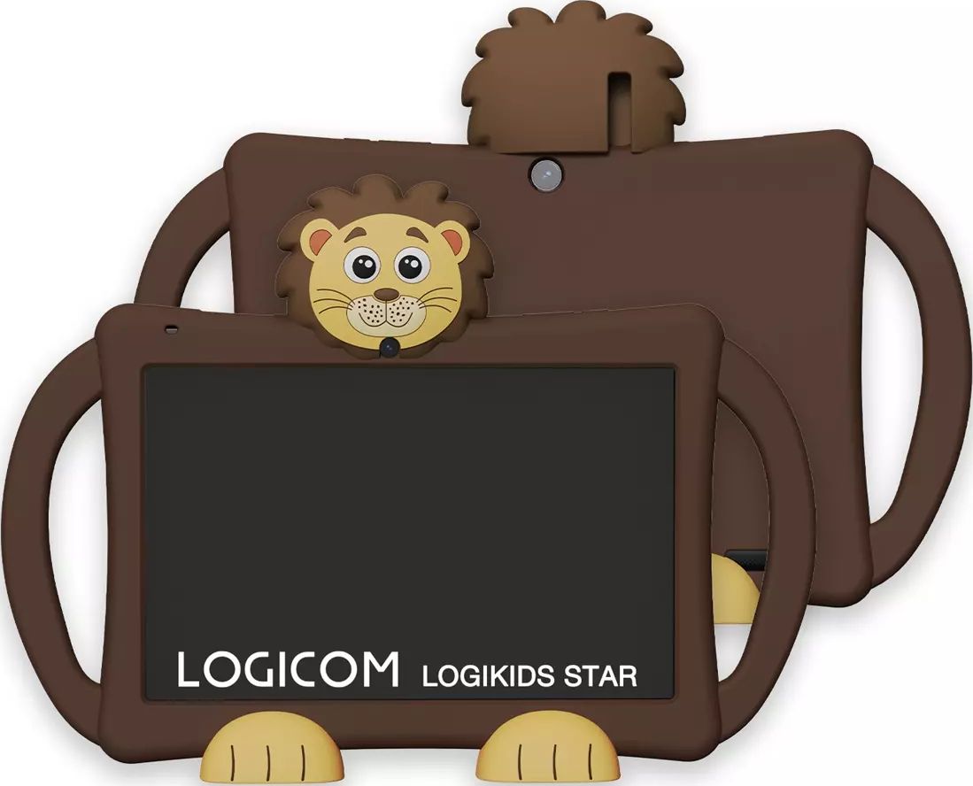 Tablette tactile enfant LOGICOM 10.1'' Wi-Fi 6 64Go Gris LOGIKIDSSTAR