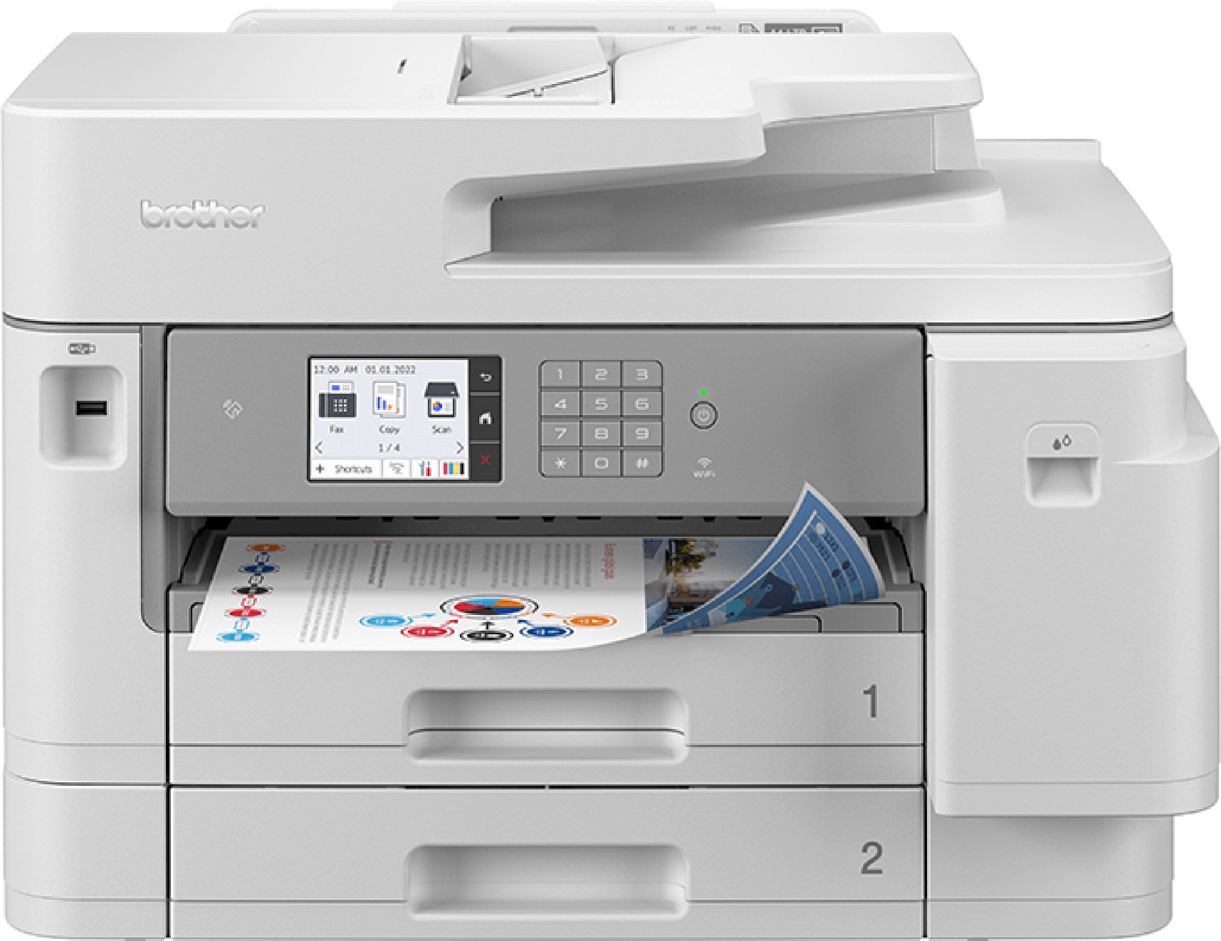 Imprimante multifonction jet d'encre BROTHER  MFCJ5955DWRE1