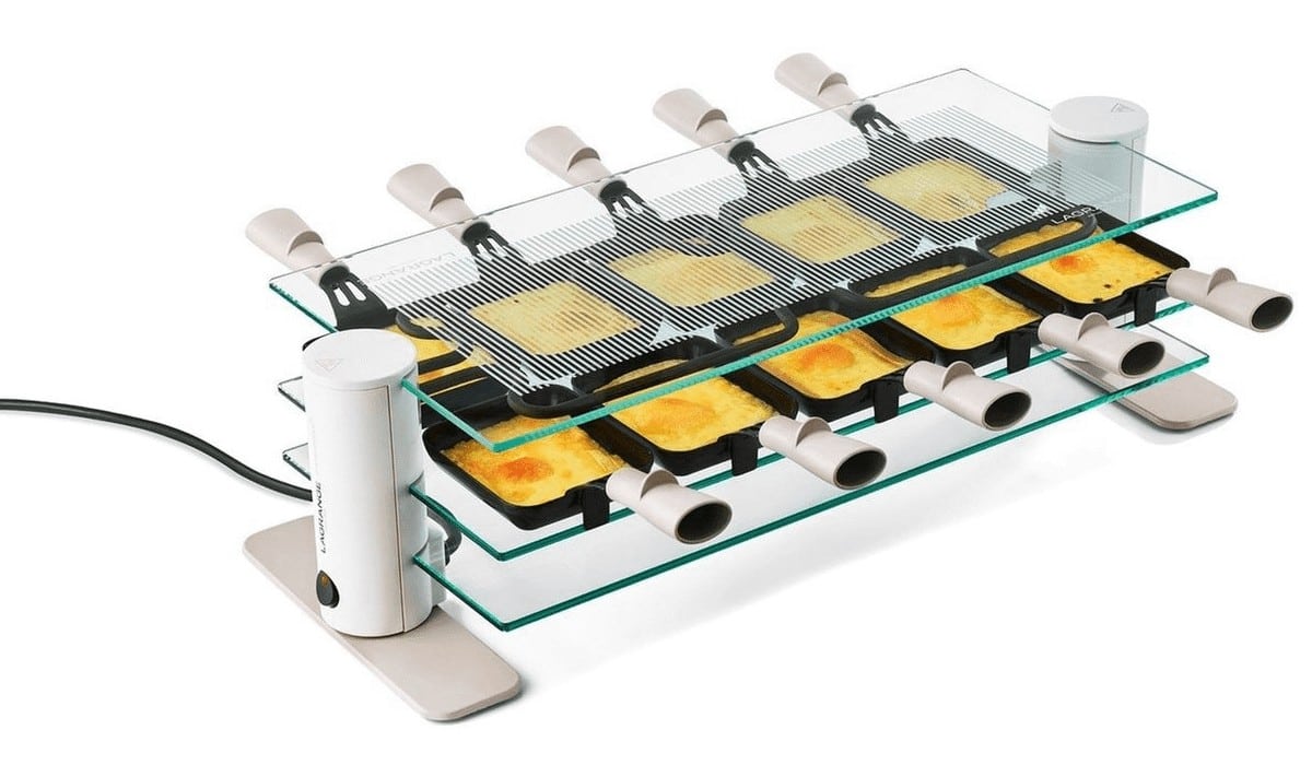 Raclette Multifonction LAGRANGE 10 personnes Transparence Mineral - 009908 Raclette Multifonction LAGRANGE 10 personnes Transparence Mineral - 009908