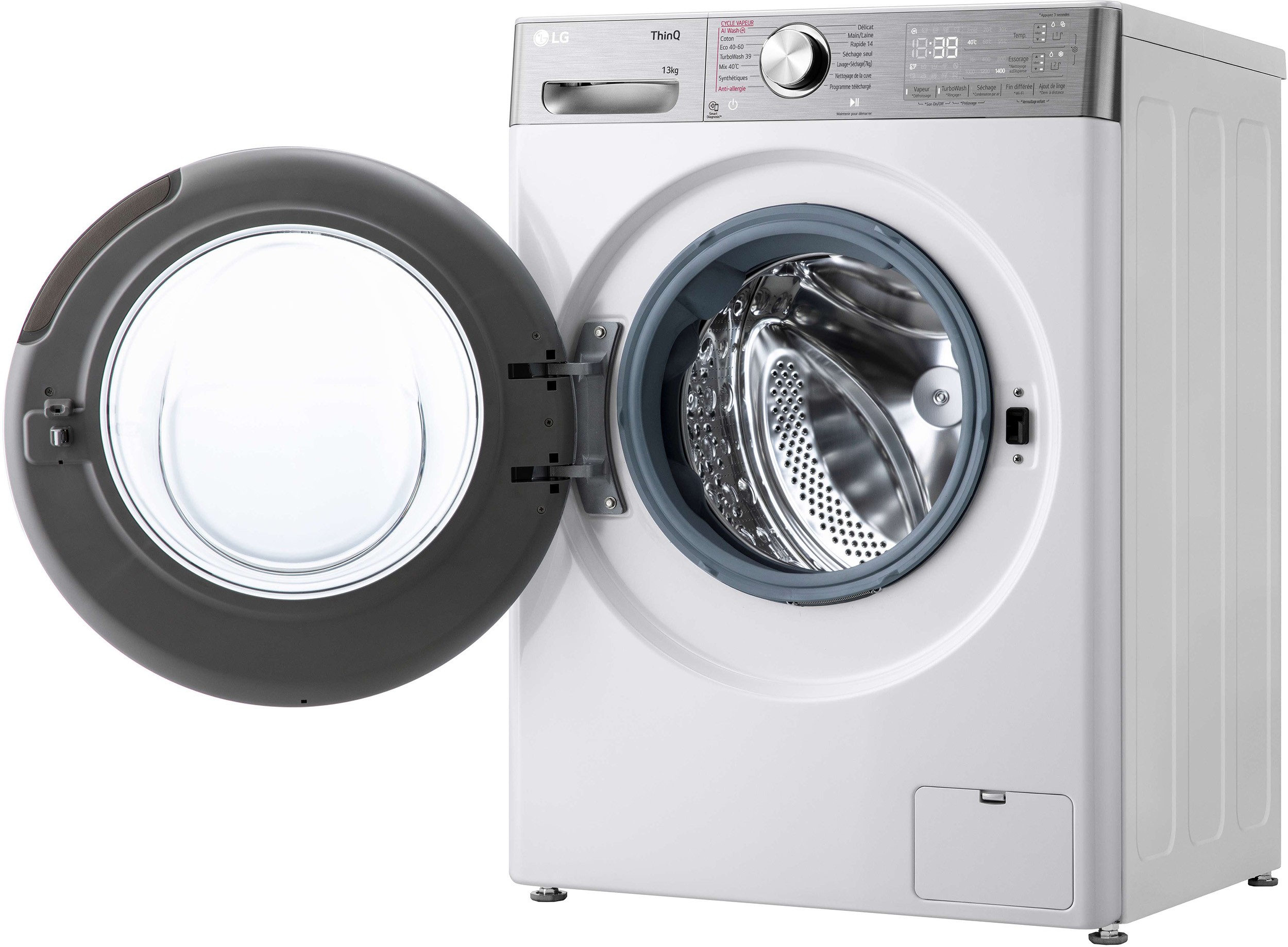 Lave linge sechant Frontal LG , 1400 trs/mn, 13/7kg, Blanc - F374R92WSTA Lave linge sechant Frontal LG , 1400 trs/mn, 13/7kg, Blanc - F374R92WSTA