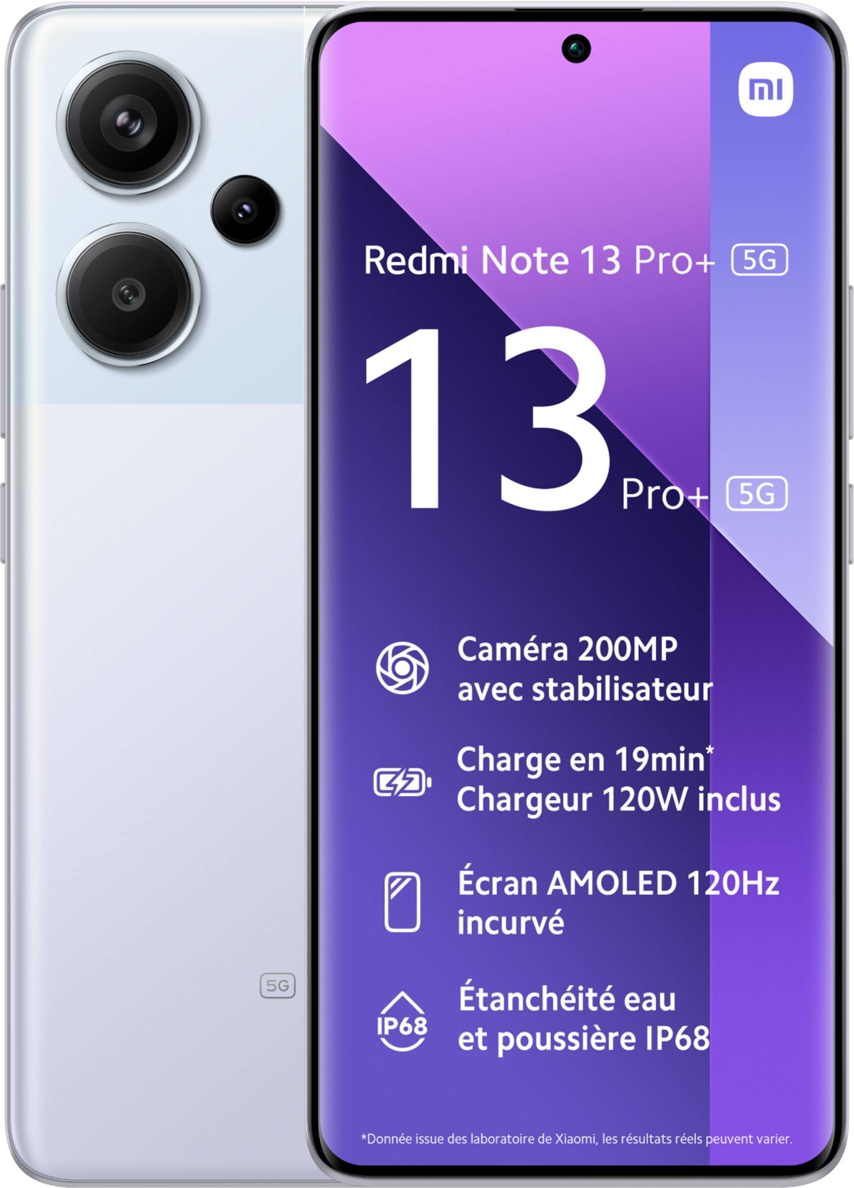 XIAOMI Smartphone Redmi Note 13 Pro+ 5G 8+256Go - Violet  REDMIN13PROP5G-256V