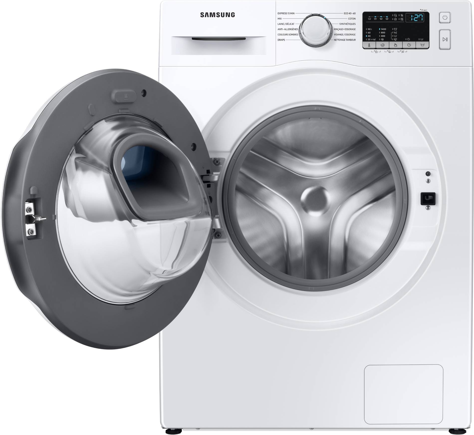 Lave linge Frontal SAMSUNG , 9kg, Blanc - WW90T4540TE