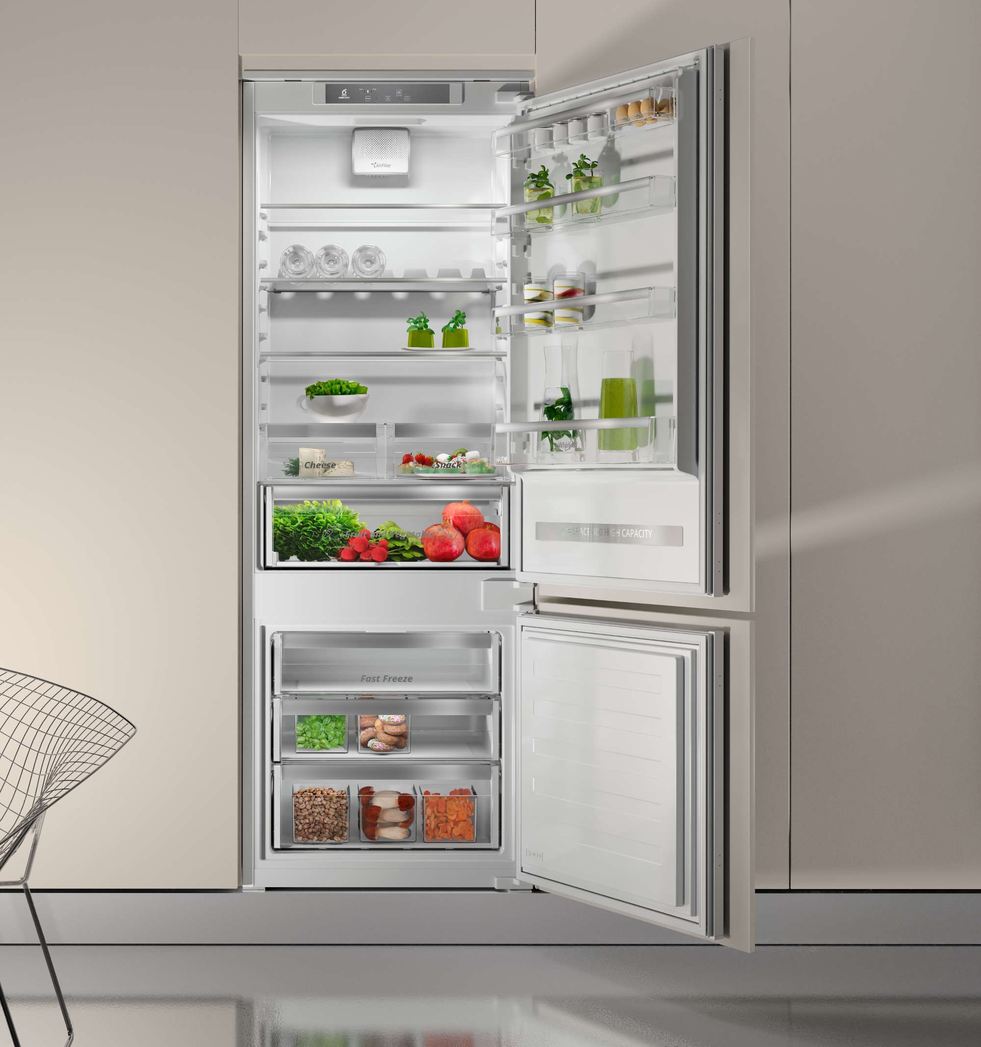 WHIRLPOOL Réfrigérateur congélateur encastrable  - SP408001