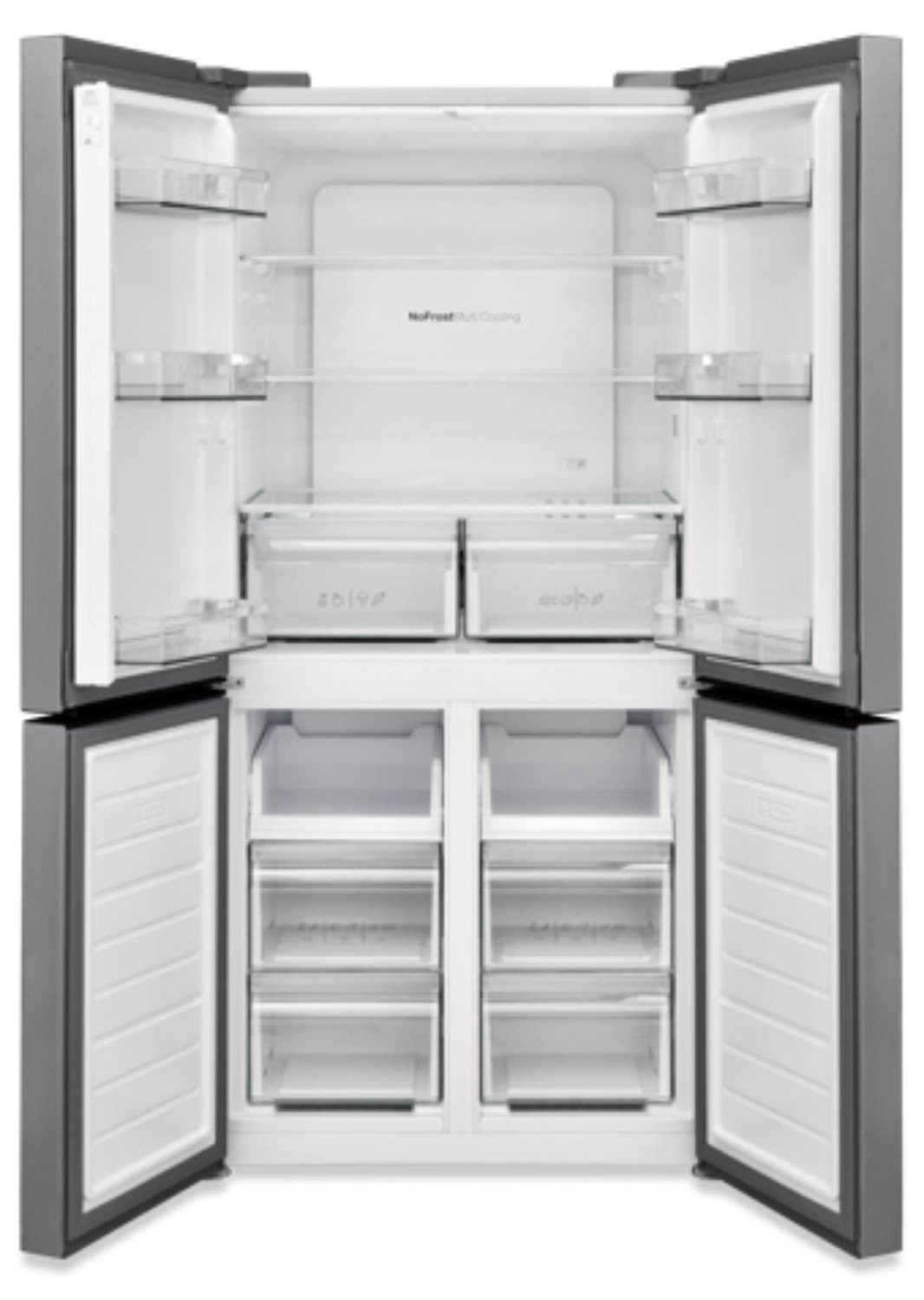 TELEFUNKEN Réfrigérateur 4 portes 488L Inox - R4P488X