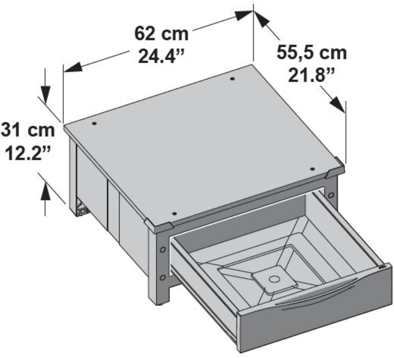 Socle lave-linge MELICONI  - 656144