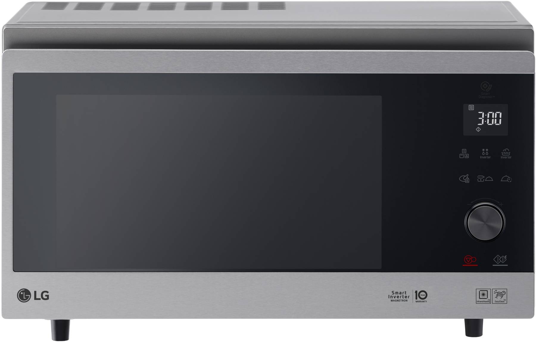 LG Micro ondes Combiné Multifonction 1100W 39L Gris  MJ3965ACS